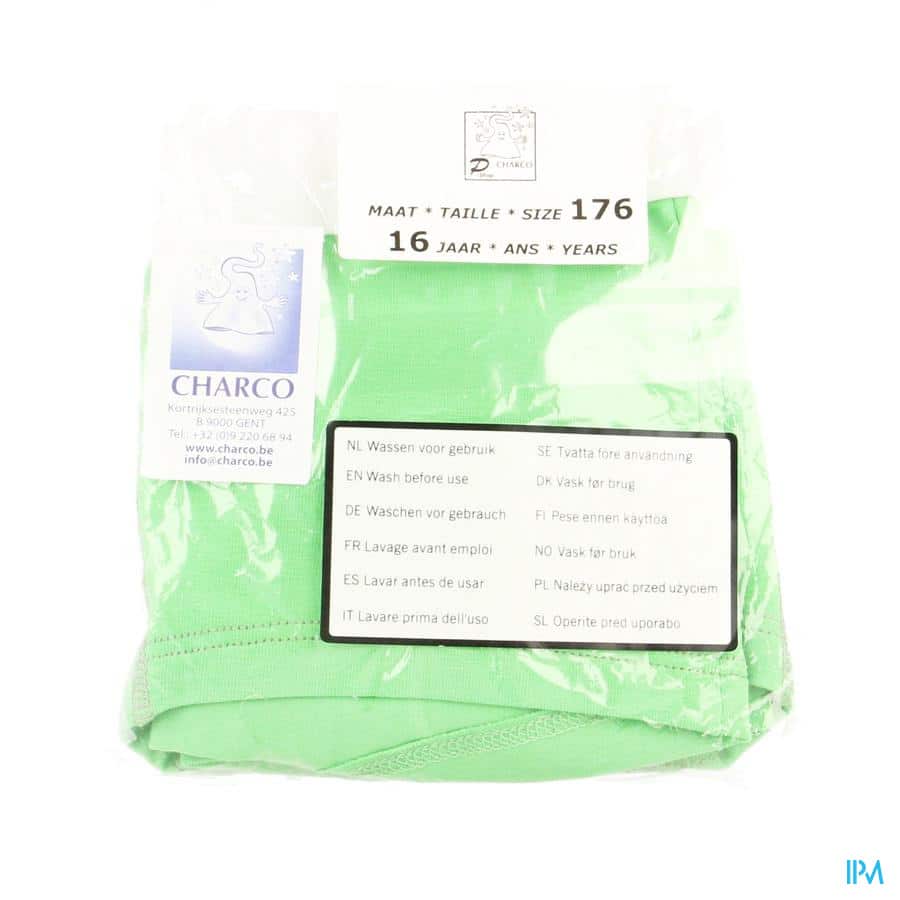 Charco Broekje Nachtwekker Meisje Groen Maat 176 Charco Broekje Nachtwekker Meisje Groen Maat 176