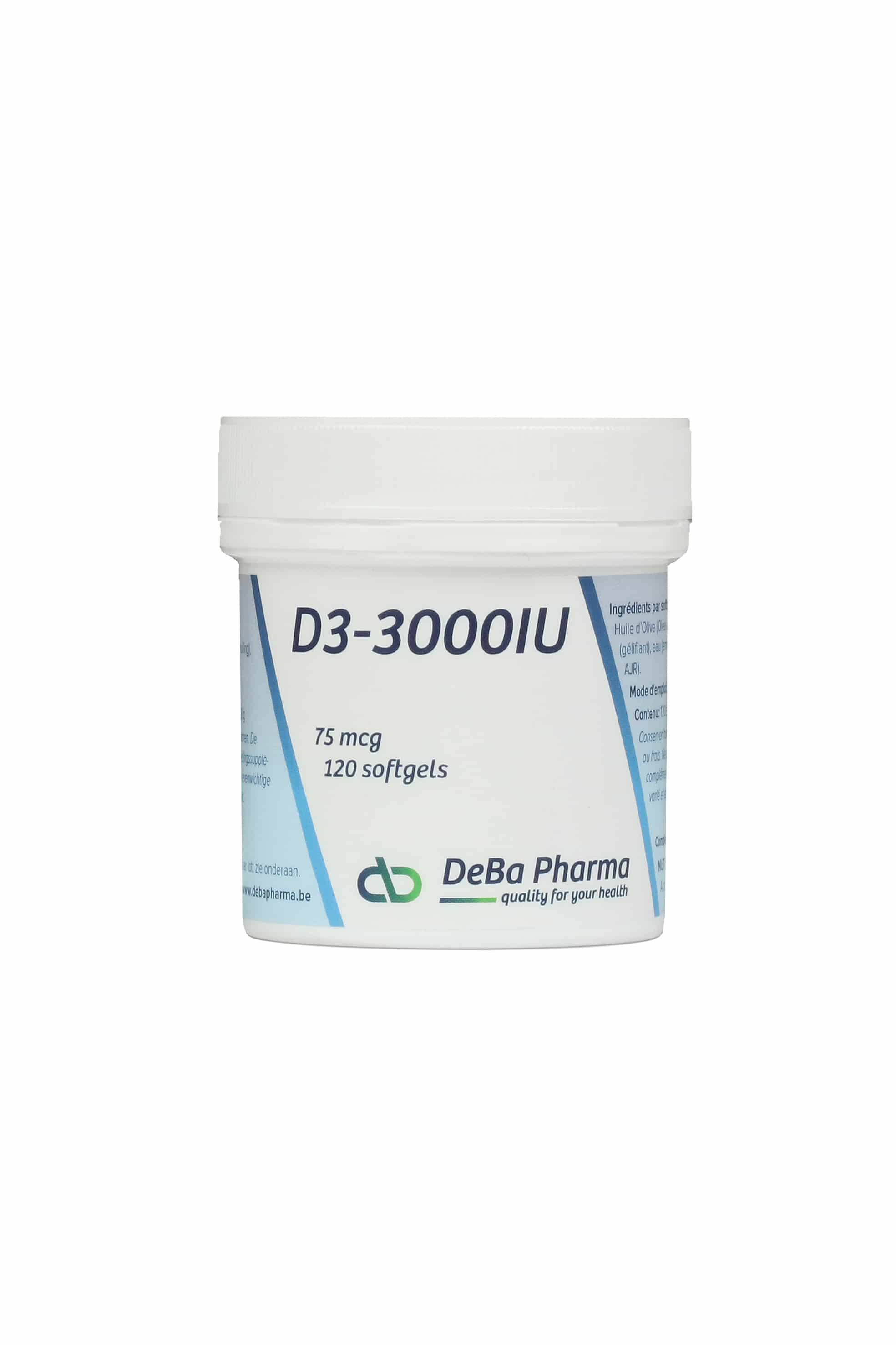Deba Vitamine D3-3000 IU Deba Vitamine D3-3000 IU