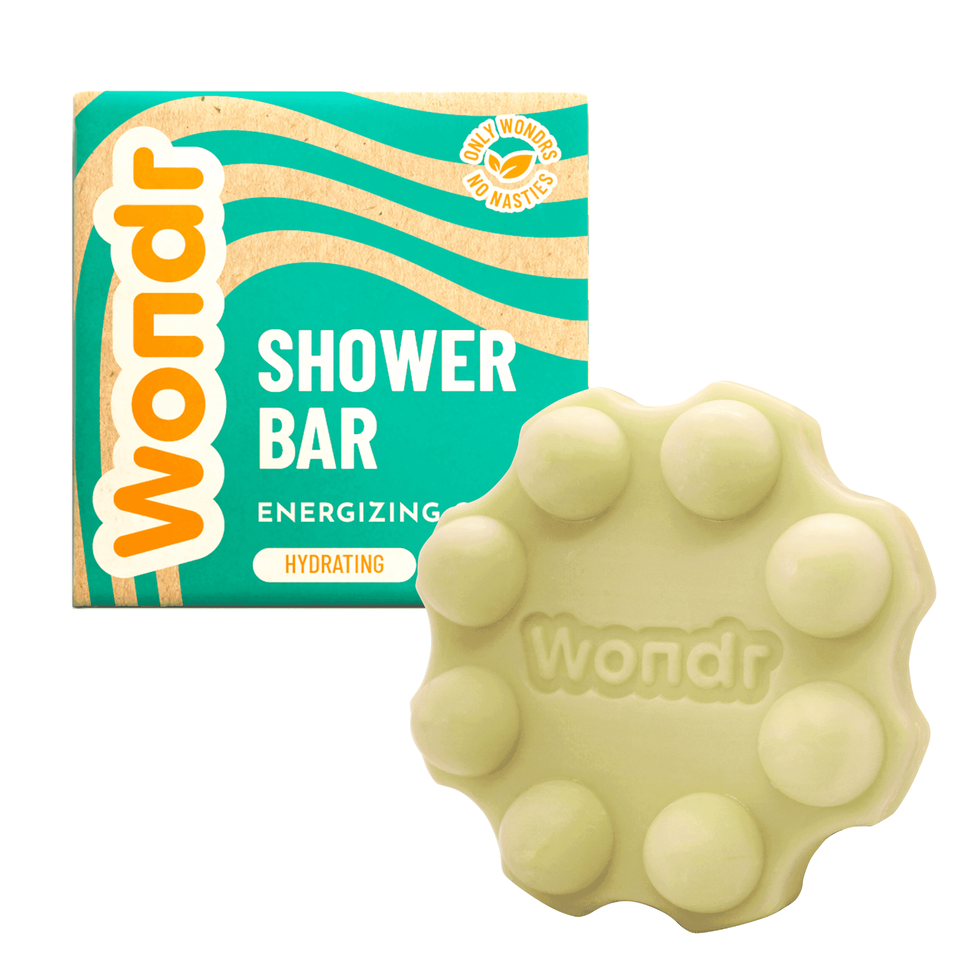 WONDR Shower Bar Energizing Ginger