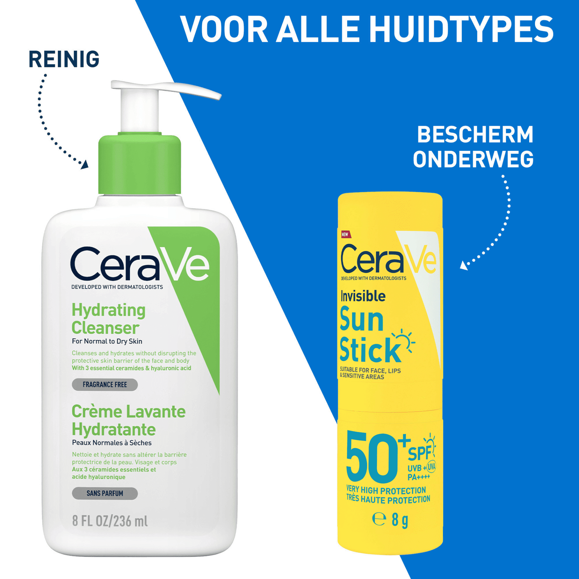 CeraVe Onzichtbare Zonnestick SPF 50+