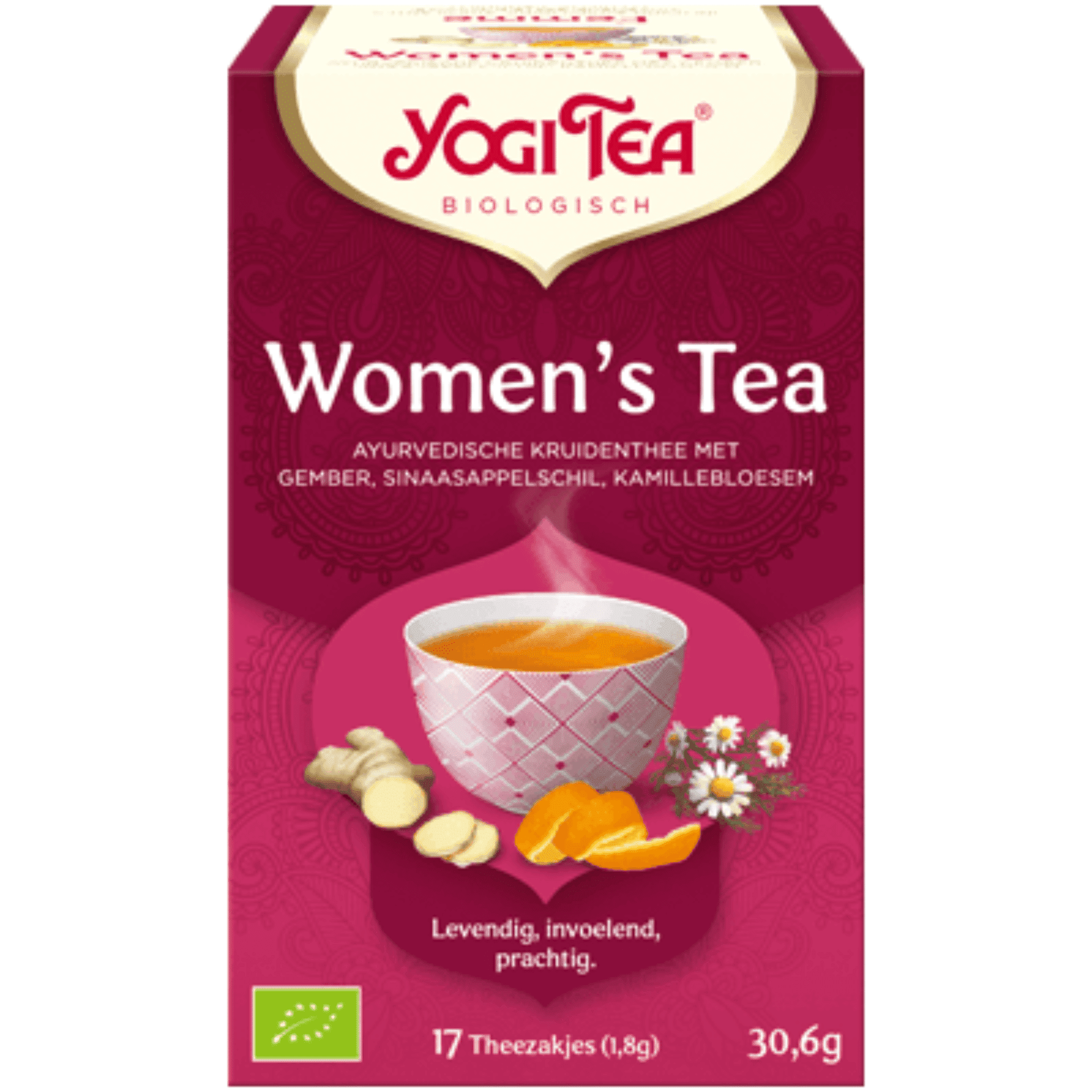 Yogi Tea Womens Tea Thee 17 zakjes Yogi Tea Womens Tea Thee 17 zakjes