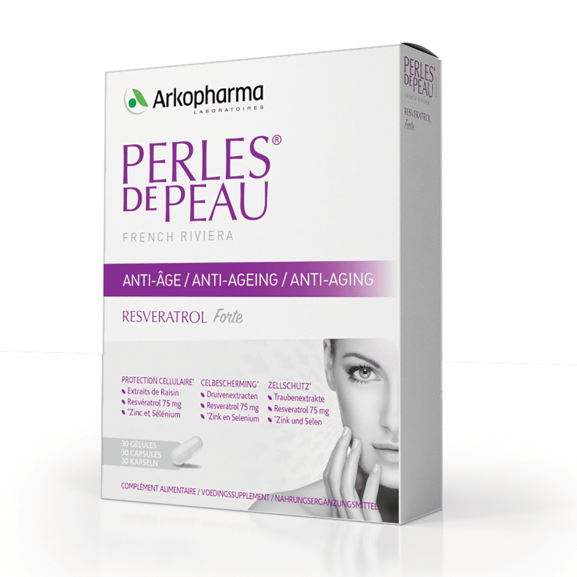Arkopharma Perles De Peau Anti-Aging Resveratrol 