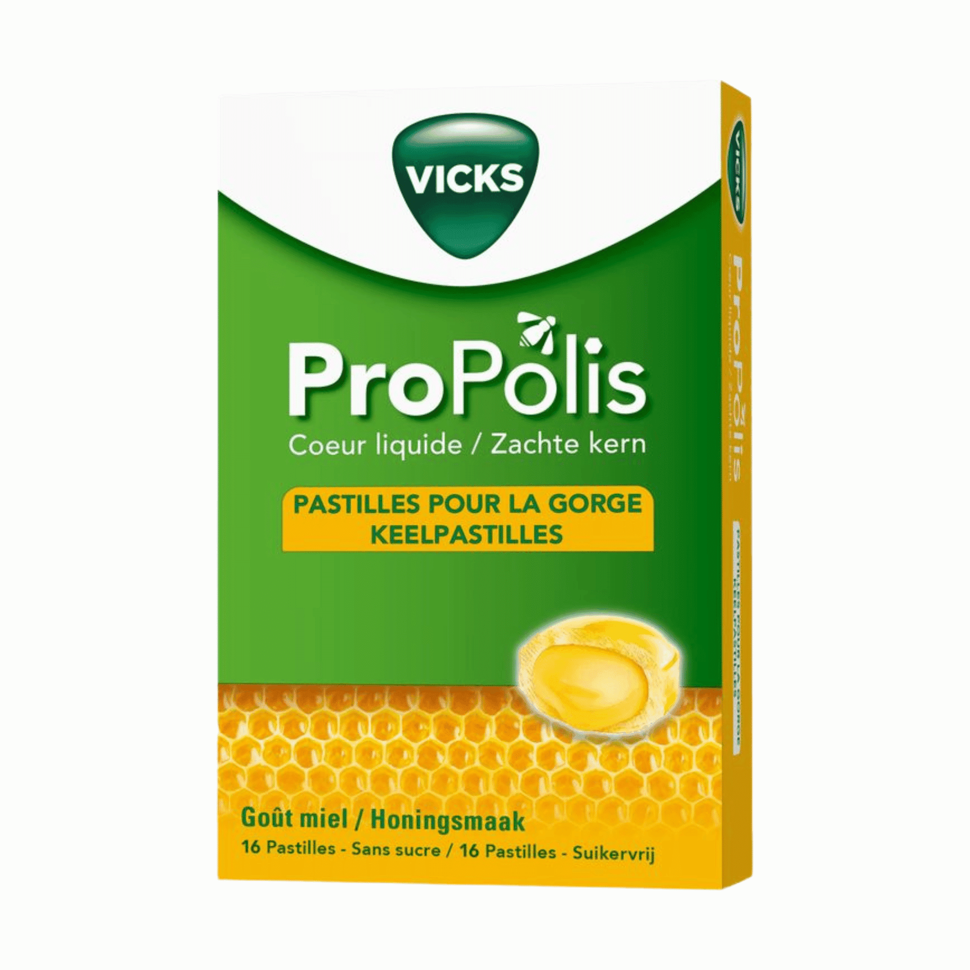 Vicks Propolis Zachte Kern Keelpastilles Honing Vicks Propolis Zachte Kern Keelpastilles Honing