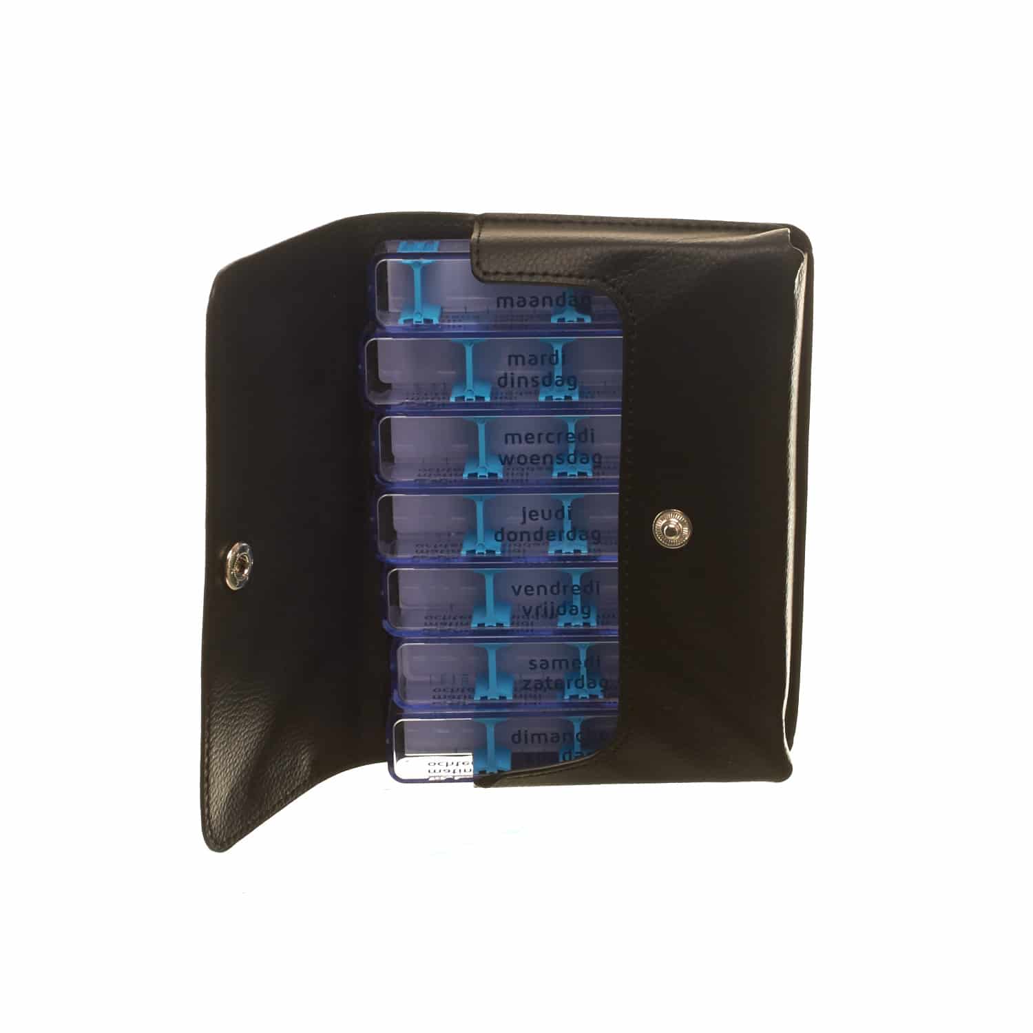 Medidose Pillendoos Zwart Medidose Pillendoos Zwart