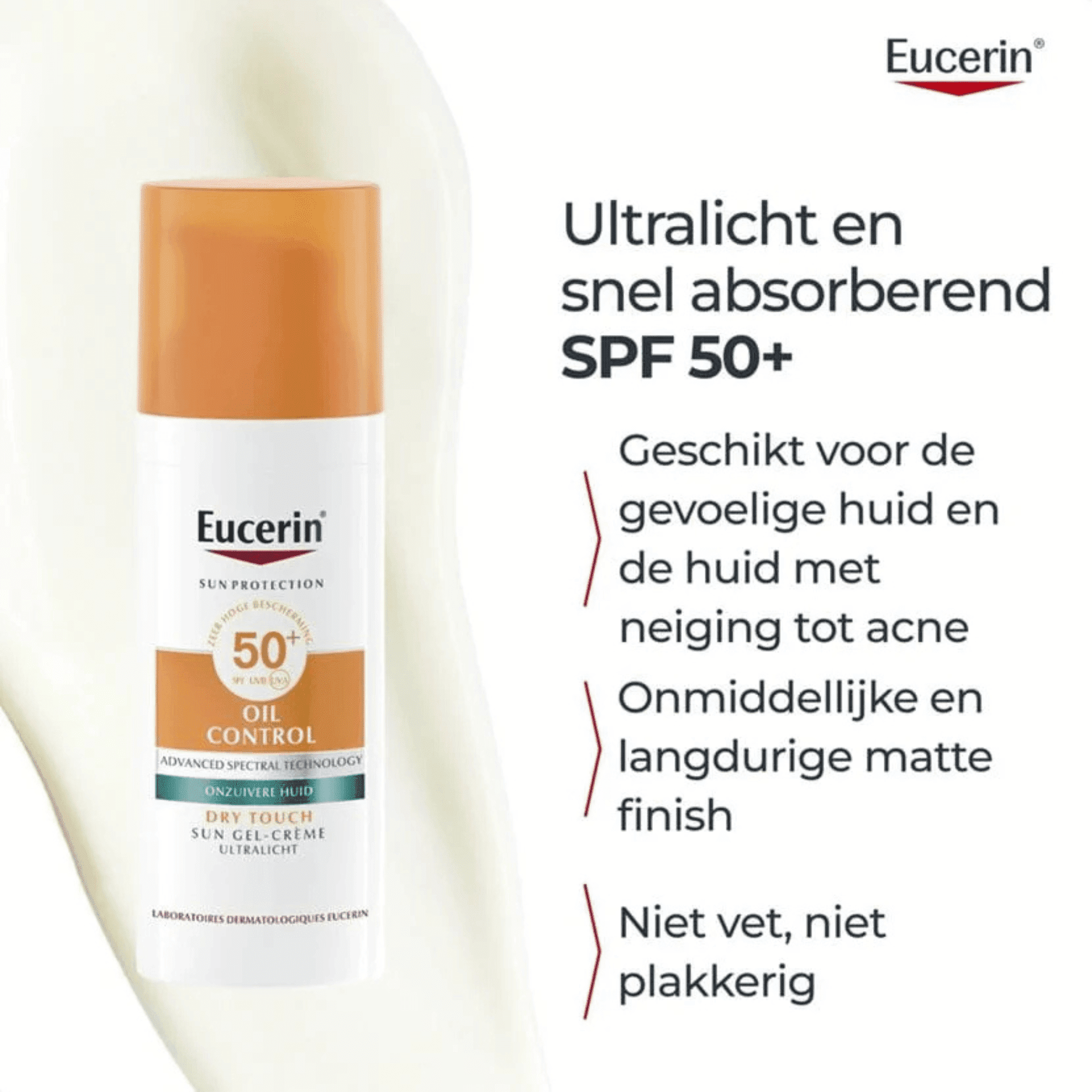 Eucerin Oil Control Dry Touch Sun Gel-Crème SPF 50+ Eucerin Oil Control Dry Touch Sun Gel-Crème SPF 50+