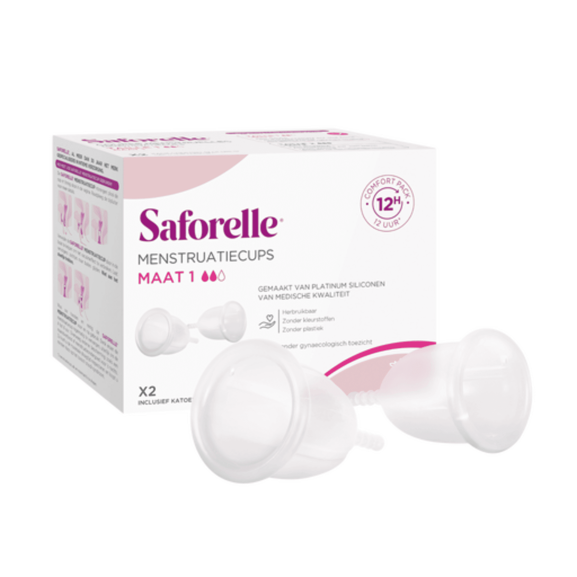 Saforelle Menstruatiecups Transparant