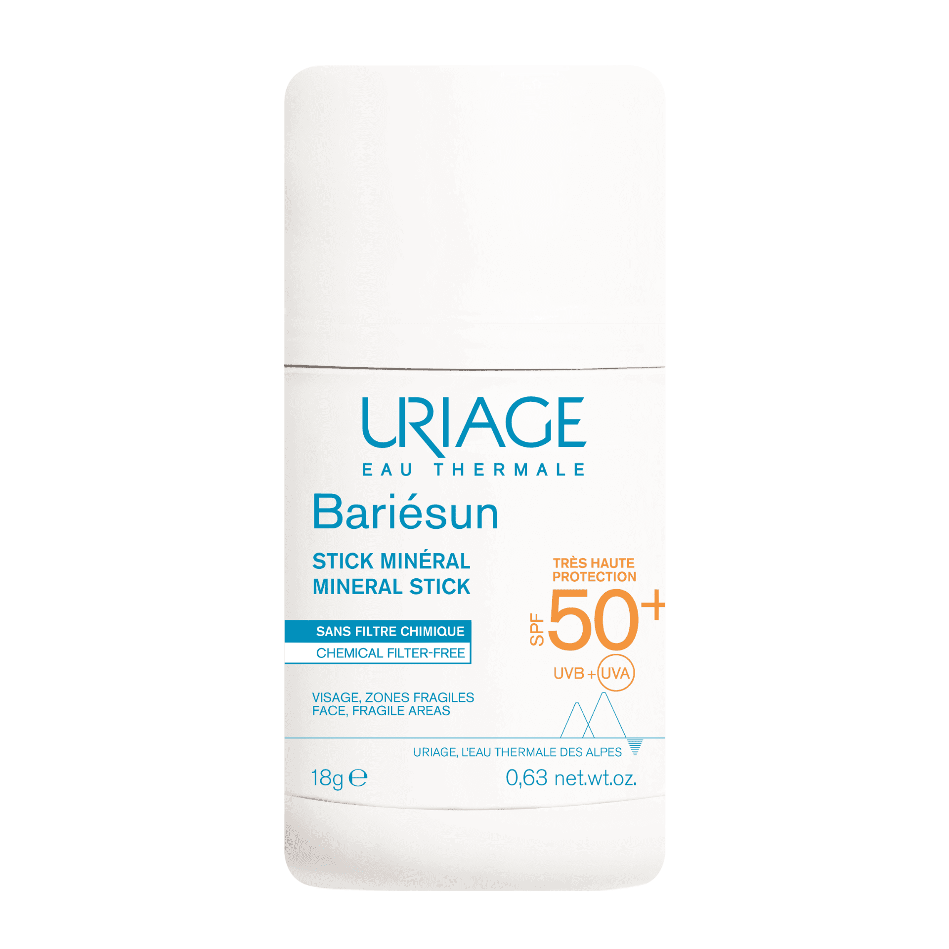 Uriage Bariésun Minerale Zonnestick SPF 50+ Uriage Bariésun Minerale Zonnestick SPF 50+