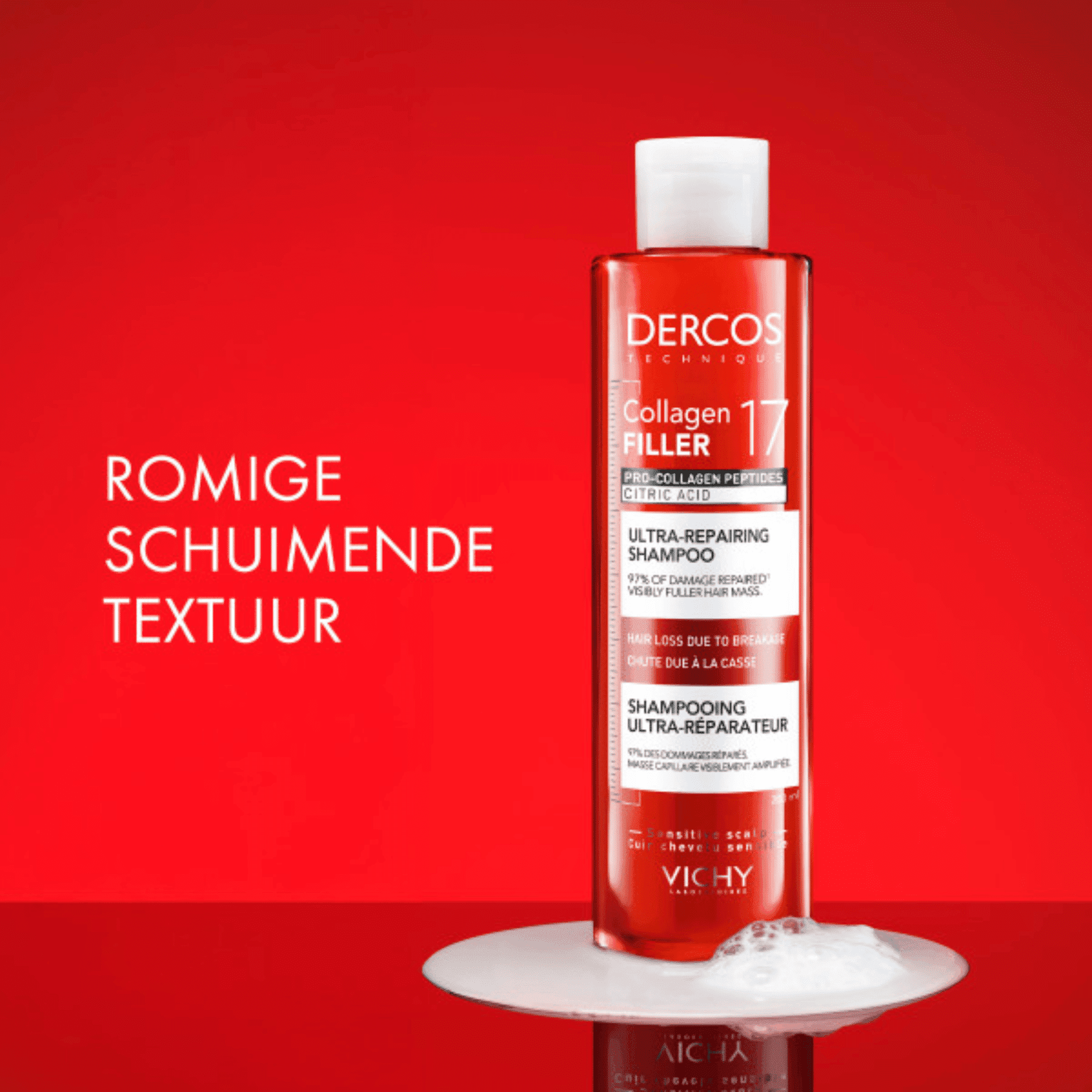 Vichy Dercos Collagen 17 Filler Shampooing Ultra-Réparateur Vichy Dercos Collagen 17 Filler Shampooing Ultra-Réparateur