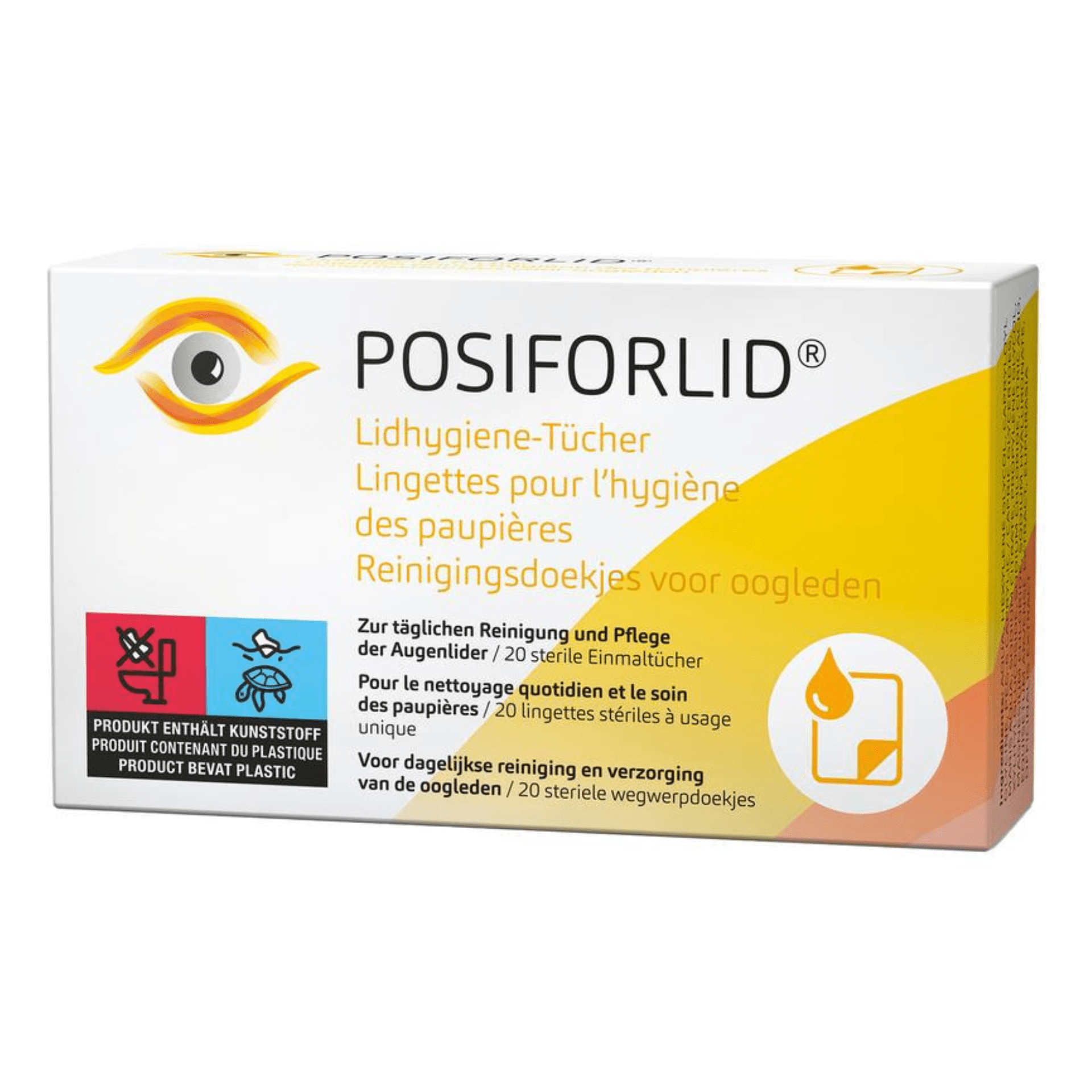 Posiforlid Lingettes Hygiene Paupieres 20 Posiforlid Lingettes Hygiene Paupieres 20