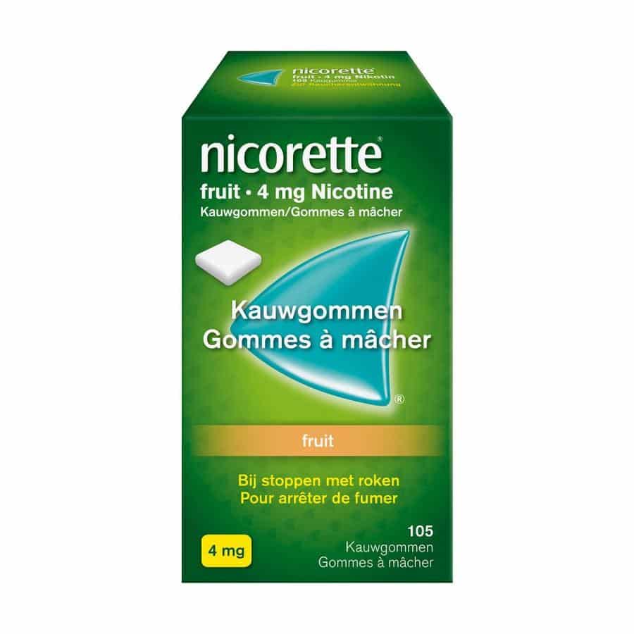 Nicorette Fruit Kauwgom 4 mg Nicorette Fruit Kauwgom 4 mg