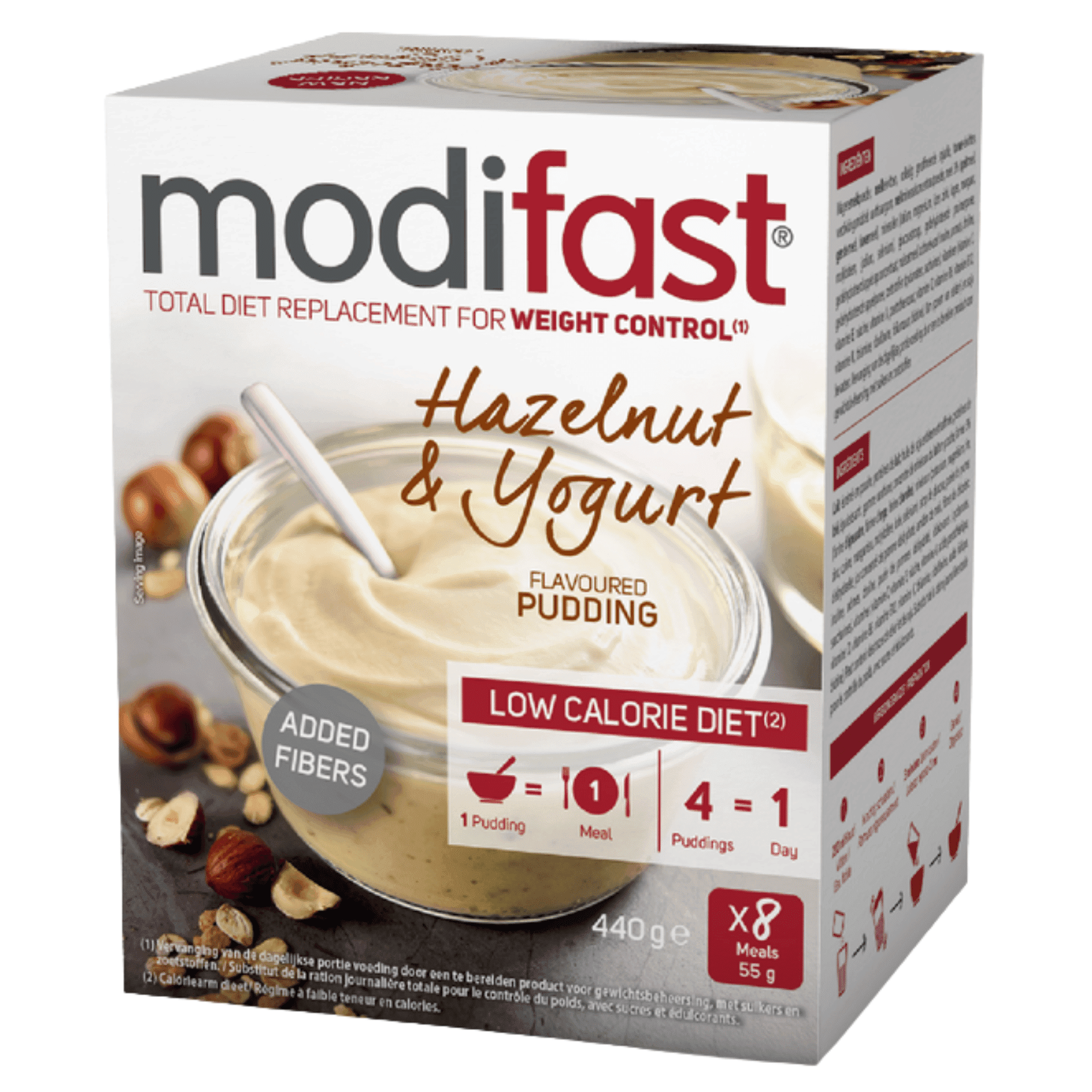 Modifast Intensive Weight Loss Pudding Hazelnoot & Yoghurt