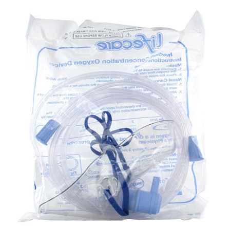 Lifecare Zuurstofmasker Volwassenen + Slang (2011) Lifecare Zuurstofmasker Volwassenen + Slang (2011)