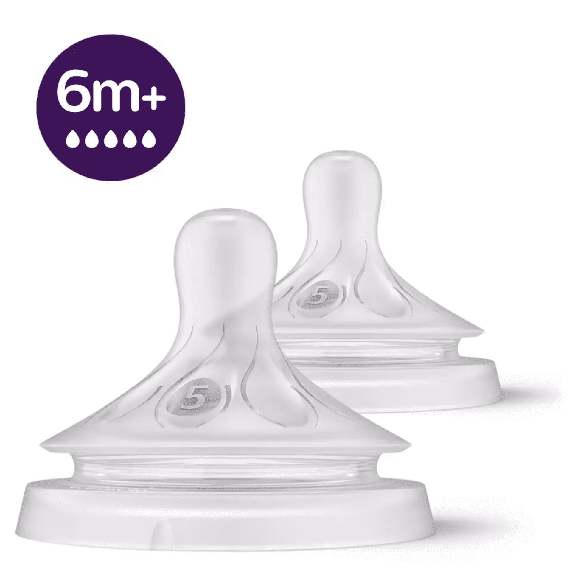 Avent Natural Response Zuigspeen 6M+ SCY965/02 Avent Natural Response Zuigspeen 6M+ SCY965/02