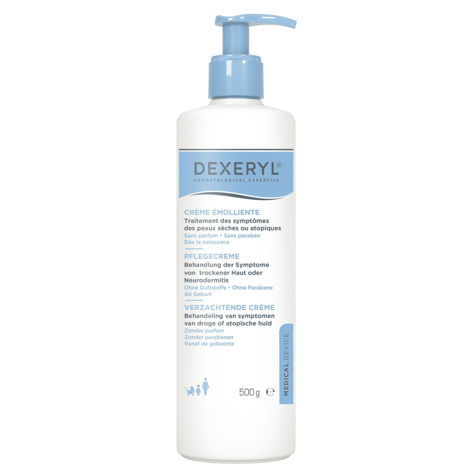 Dexeryl Creme Fl Pompe 500g Dexeryl Creme Fl Pompe 500g