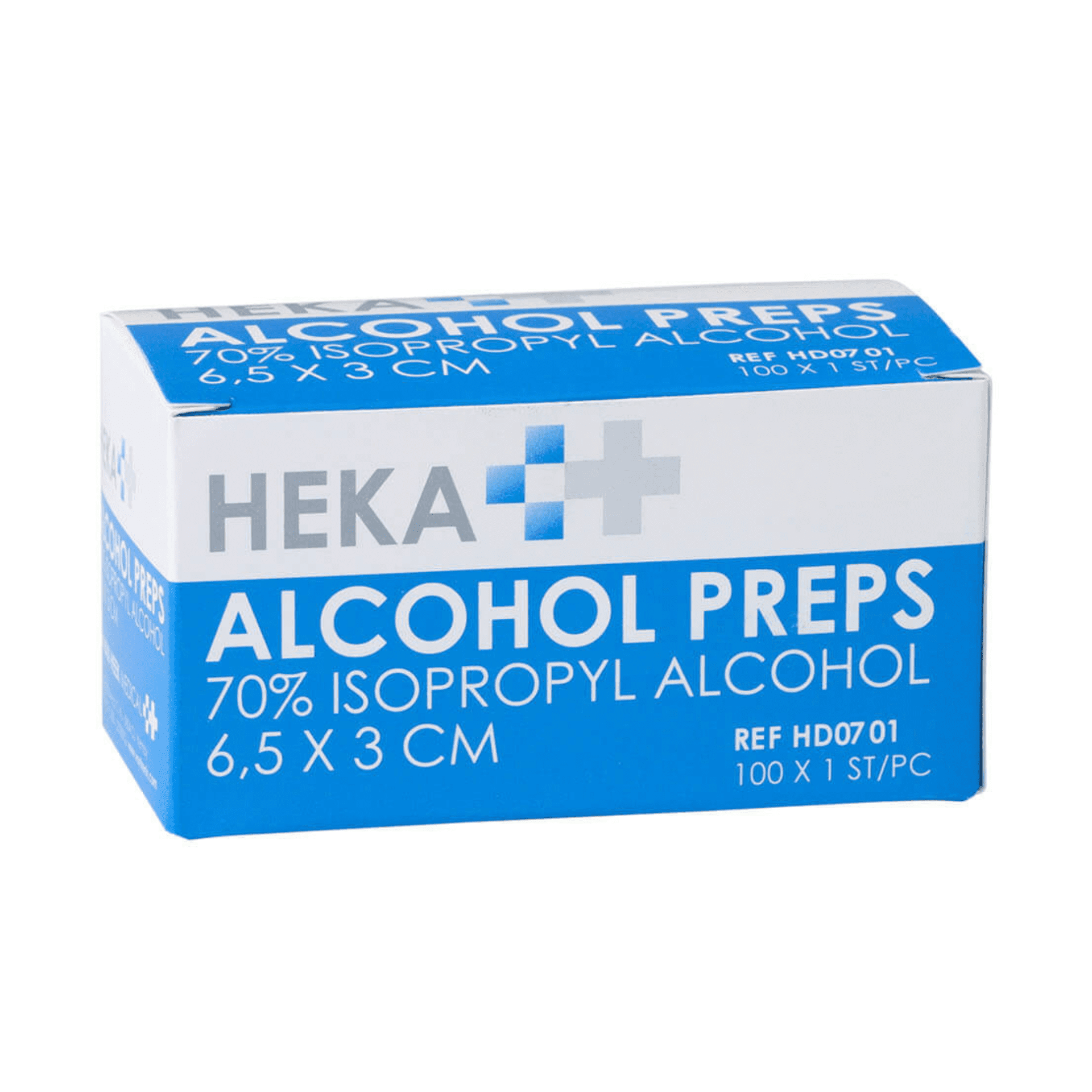 Heka Alcoholdoekjes 6,5x3cm Heka Alcoholdoekjes 6,5x3cm