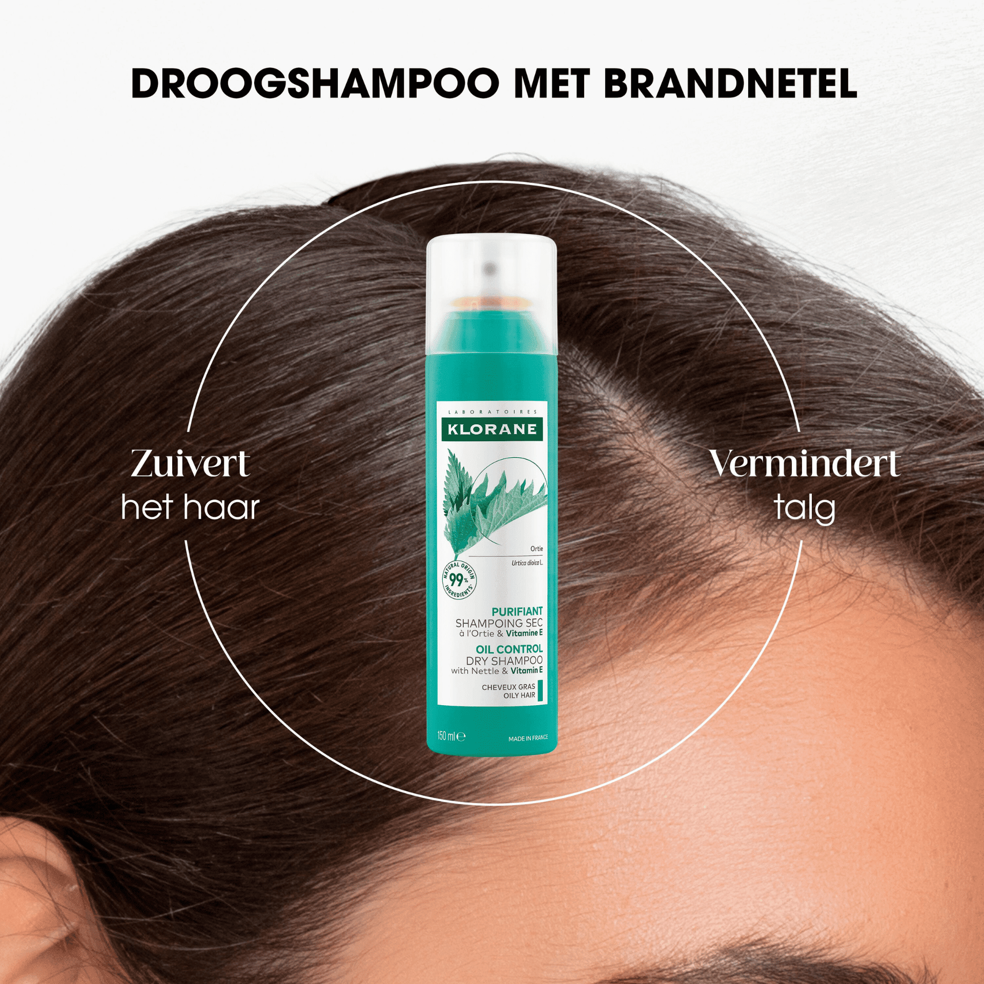 Klorane Brandnetel Zuiverende Droogshampoo