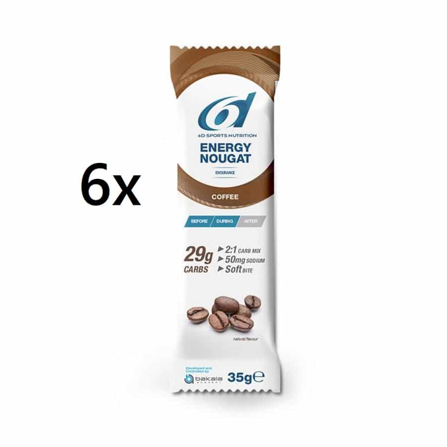 6d Sports Nutrition Energy Nougat Coffee 