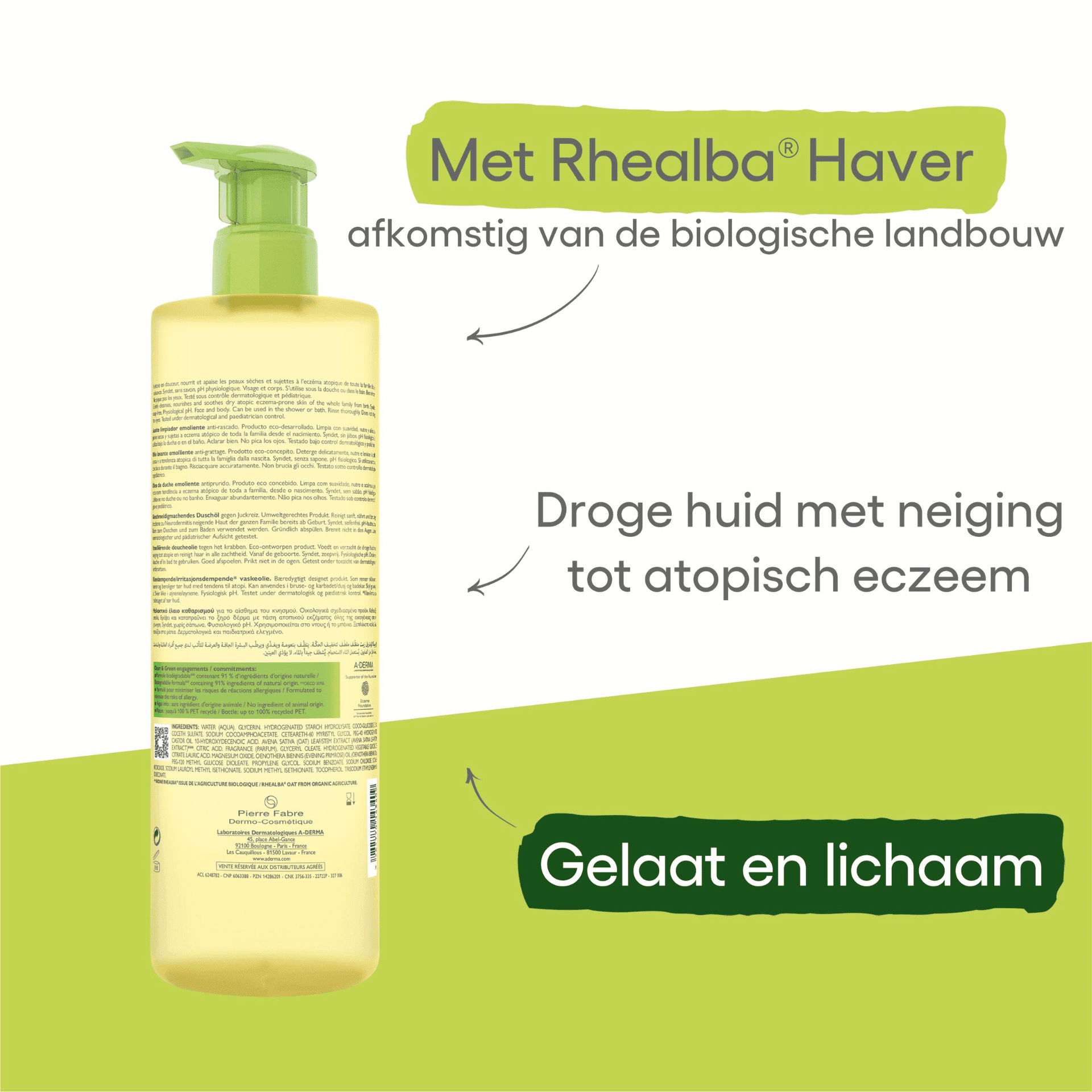 A-Derma Exomega Control Emolliërende Wasolie A-Derma Exomega Control Emolliërende Wasolie