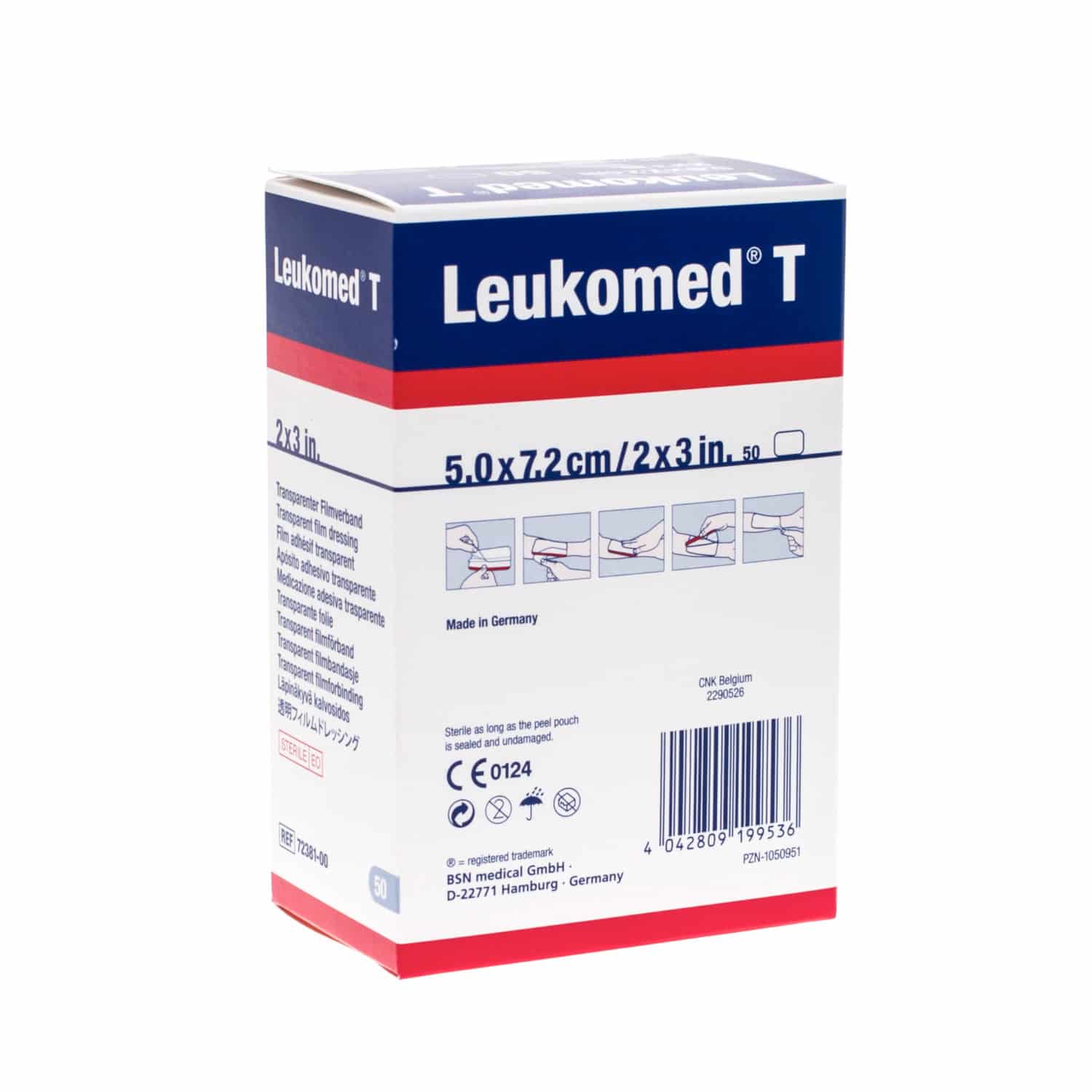 Leukomed T Steriel Wondverband 7,2 x 5 cm Leukomed T Steriel Wondverband 7,2 x 5 cm