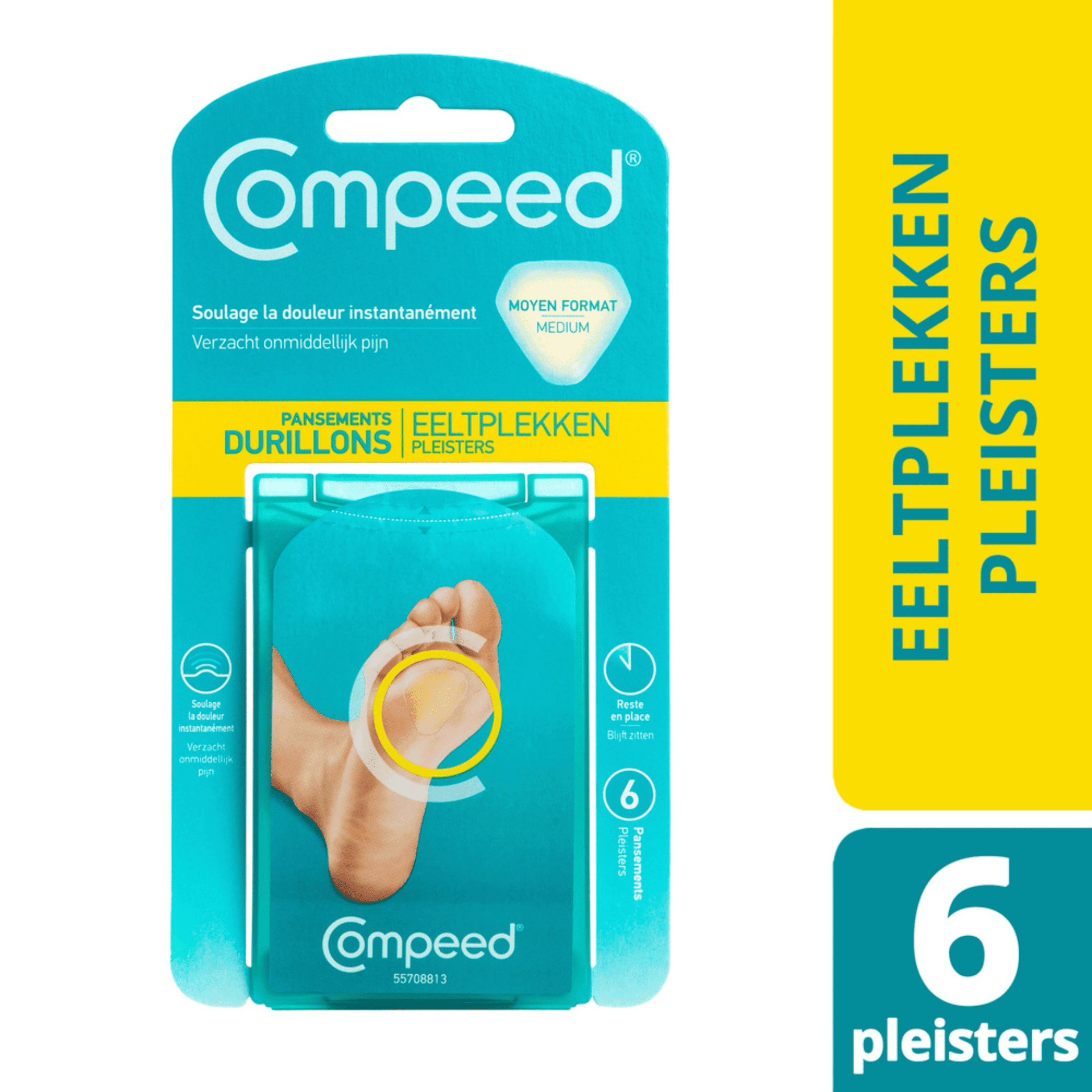 Compeed Eeltplekkenpleisters Medium Compeed Eeltplekkenpleisters Medium
