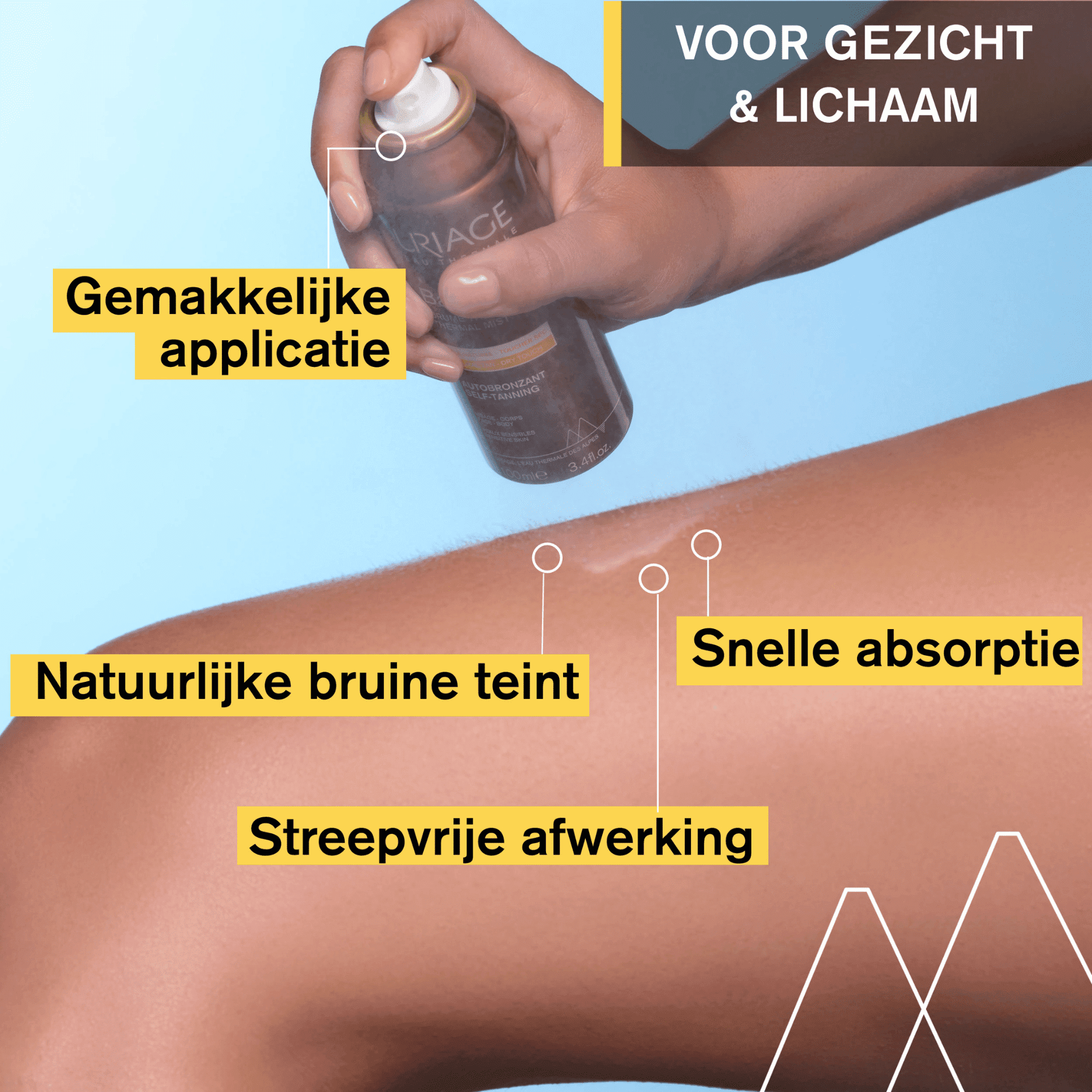 Uriage Bariésun Zelfbruiner Thermale Mist Uriage Bariésun Zelfbruiner Thermale Mist