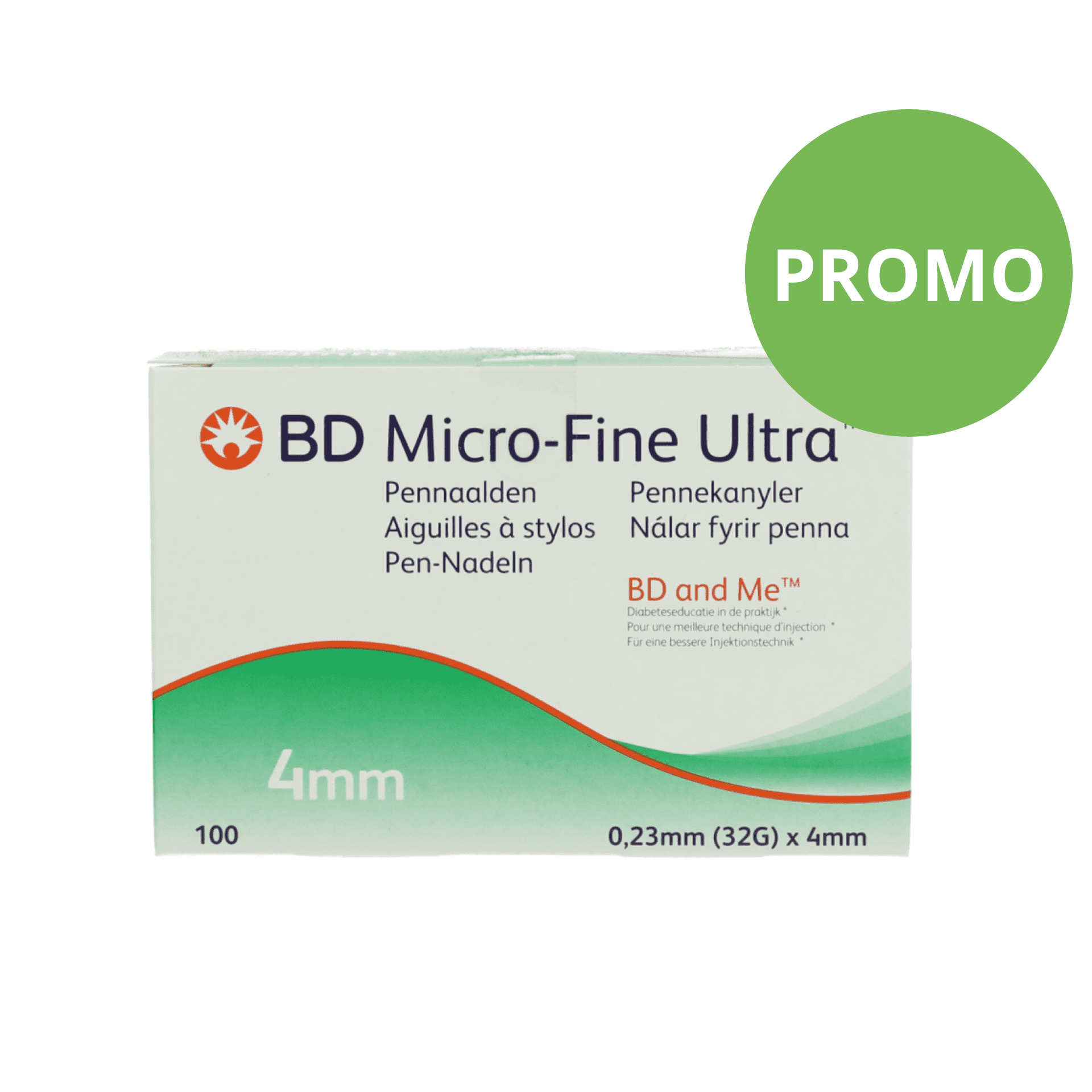 BD Micro-Fine Ultra Pennaalden 4 mm 32 g Promo