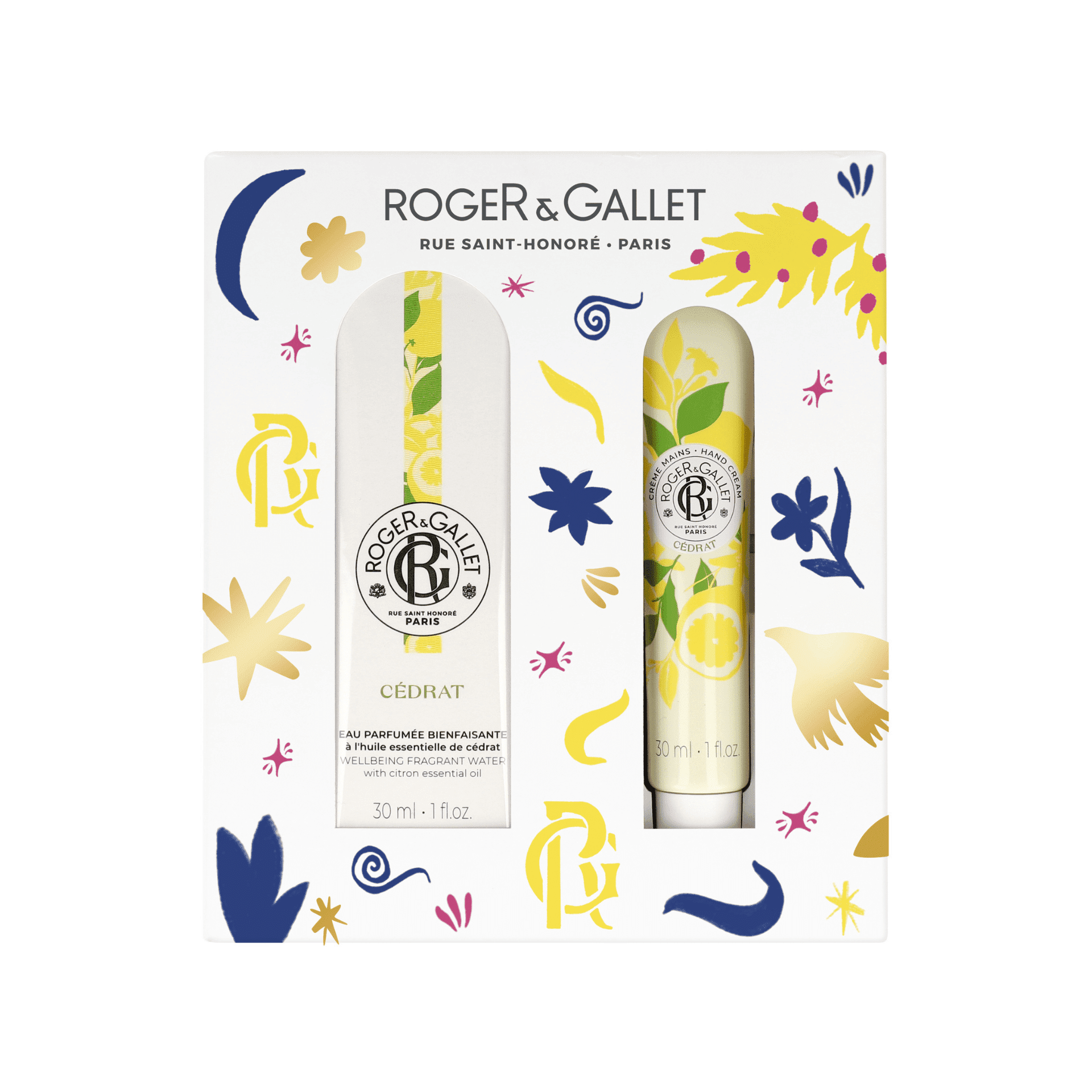 Roger&gallet Set Noel Cedrat 30ml+creme Mains 30ml