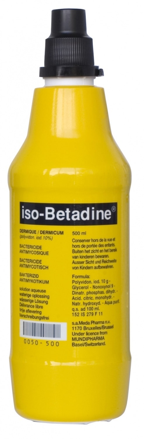 Iso Betadine Dermique 10 % 500 ml - commande en ligne