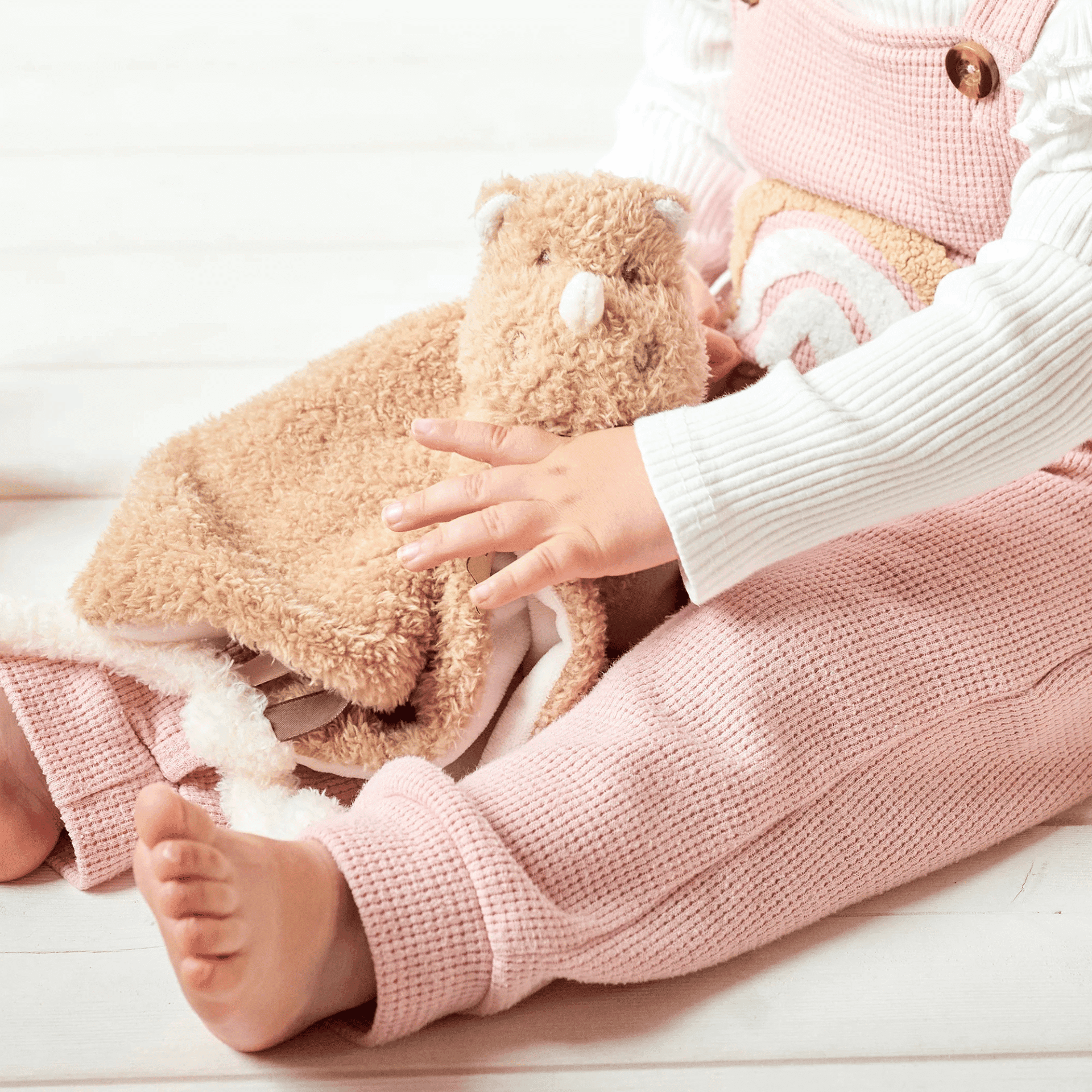 Nattou Teddy Knuffeldoekje Neushoorn