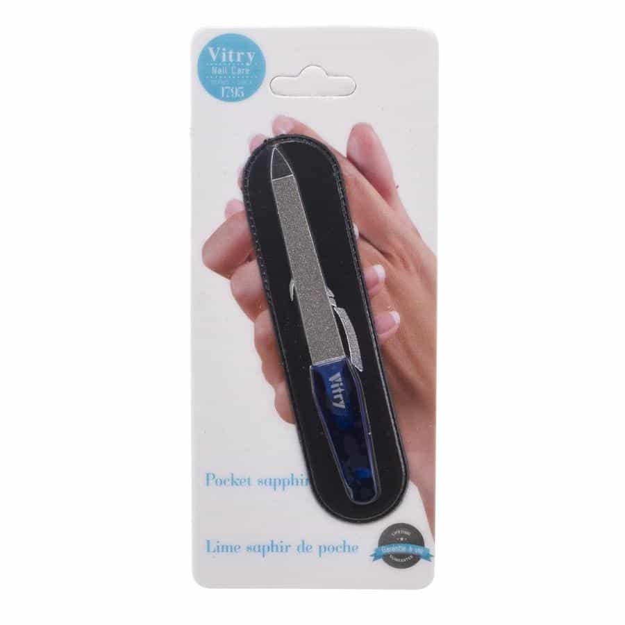 Vitry Classic Vijl Saffier Zakformaat + Etui Vitry Classic Vijl Saffier Zakformaat + Etui