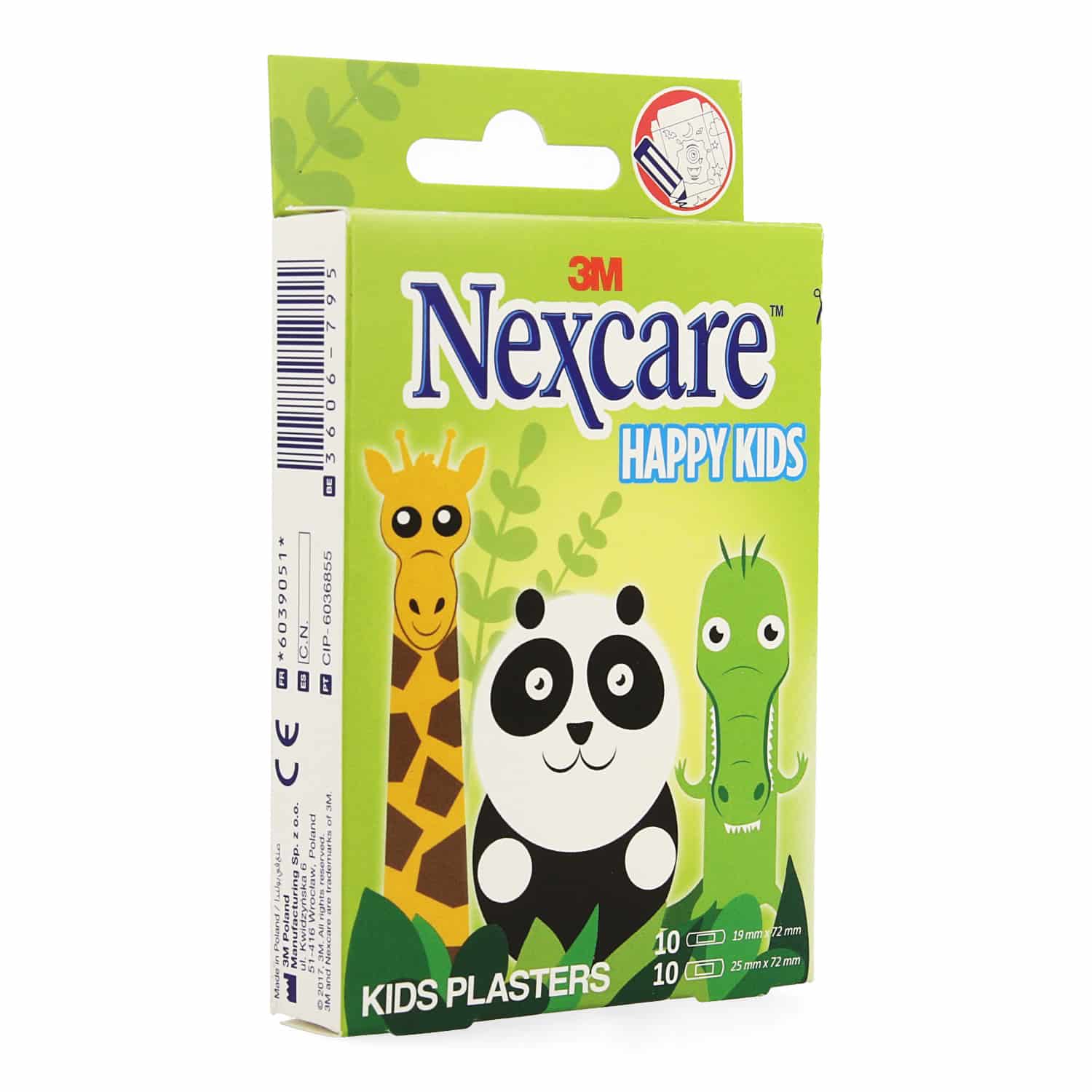 Nexcare Happy Kids Pleisters Dieren Nexcare Happy Kids Pleisters Dieren