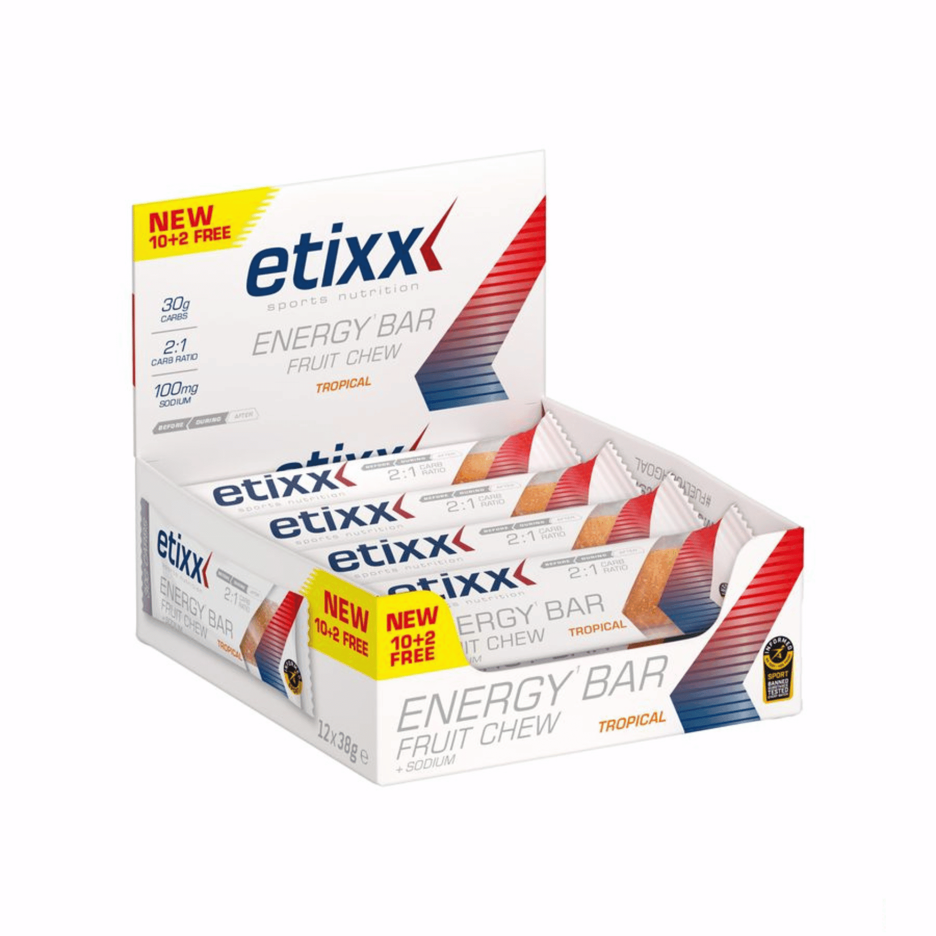 Etixx Energy Bar Fruit Chew Tropical Etixx Energy Bar Fruit Chew Tropical