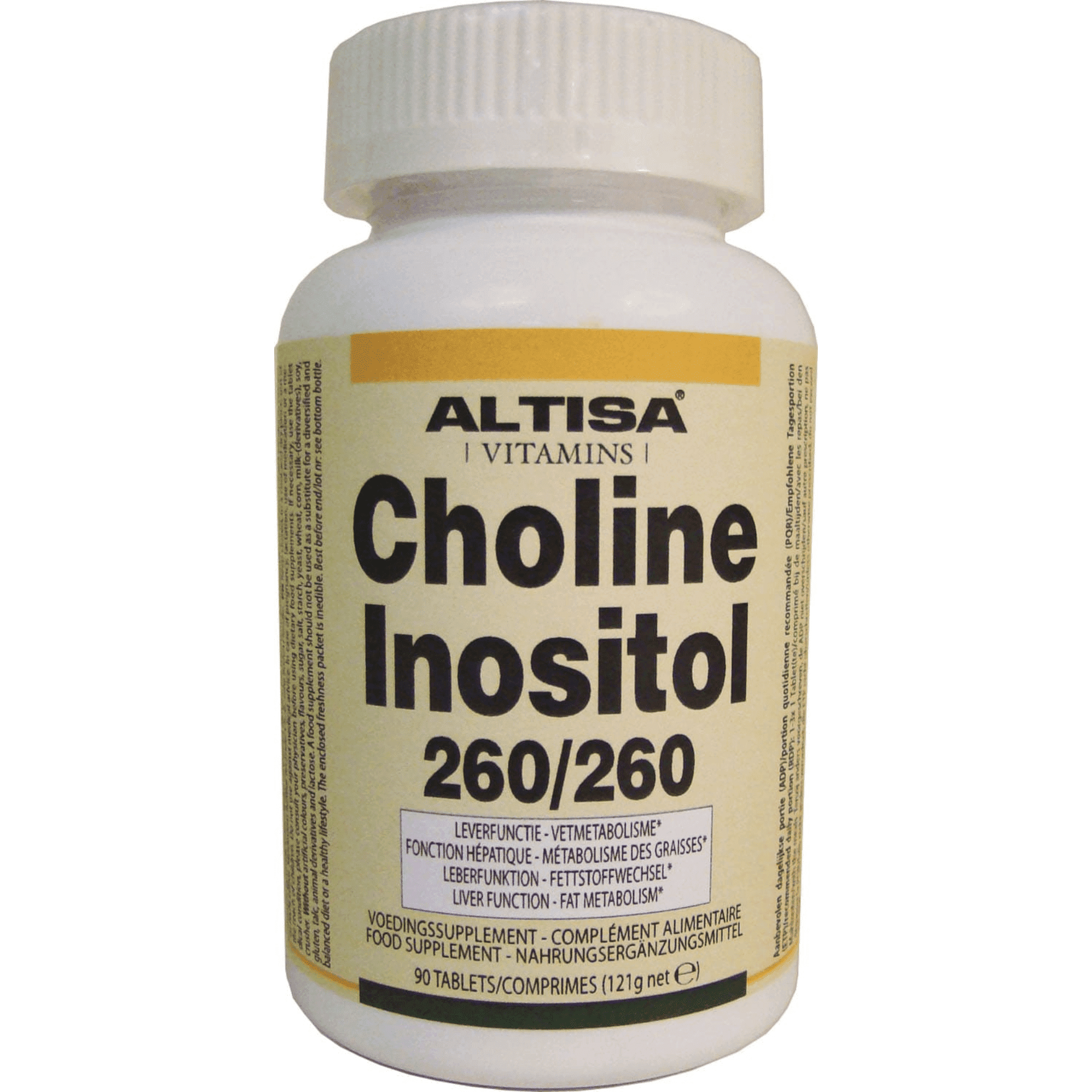 Altisa Choline Inositol 260 mg 90 capsules