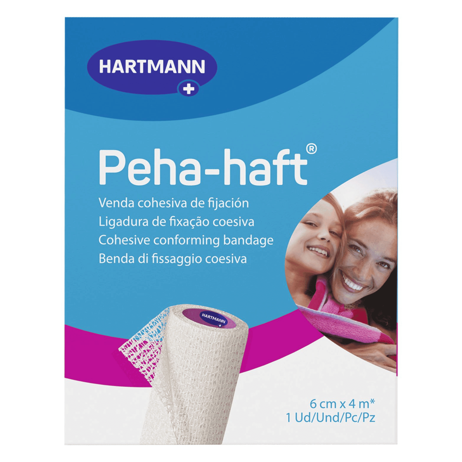 Peha Haft Selfcare Fixatiezwachtel 6cm x 4m 