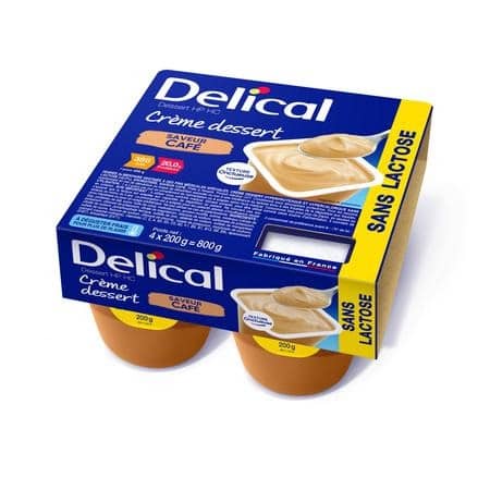 Delical Creme Dessert Hp-hc S/lact.cafe 4x125g Nf Delical Creme Dessert Hp-hc S/lact.cafe 4x125g Nf
