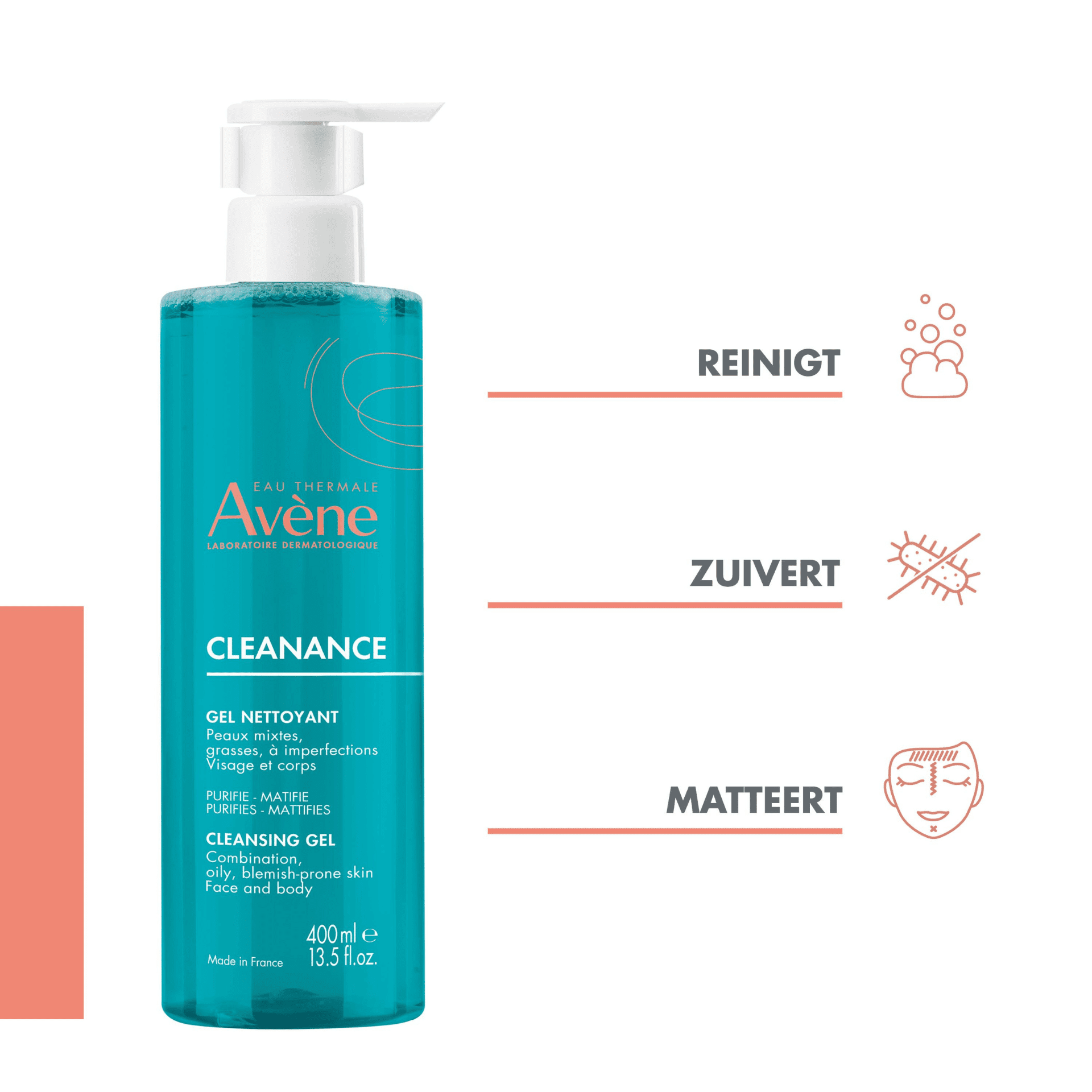 Avène Cleanance Reinigingsgel Avène Cleanance Reinigingsgel