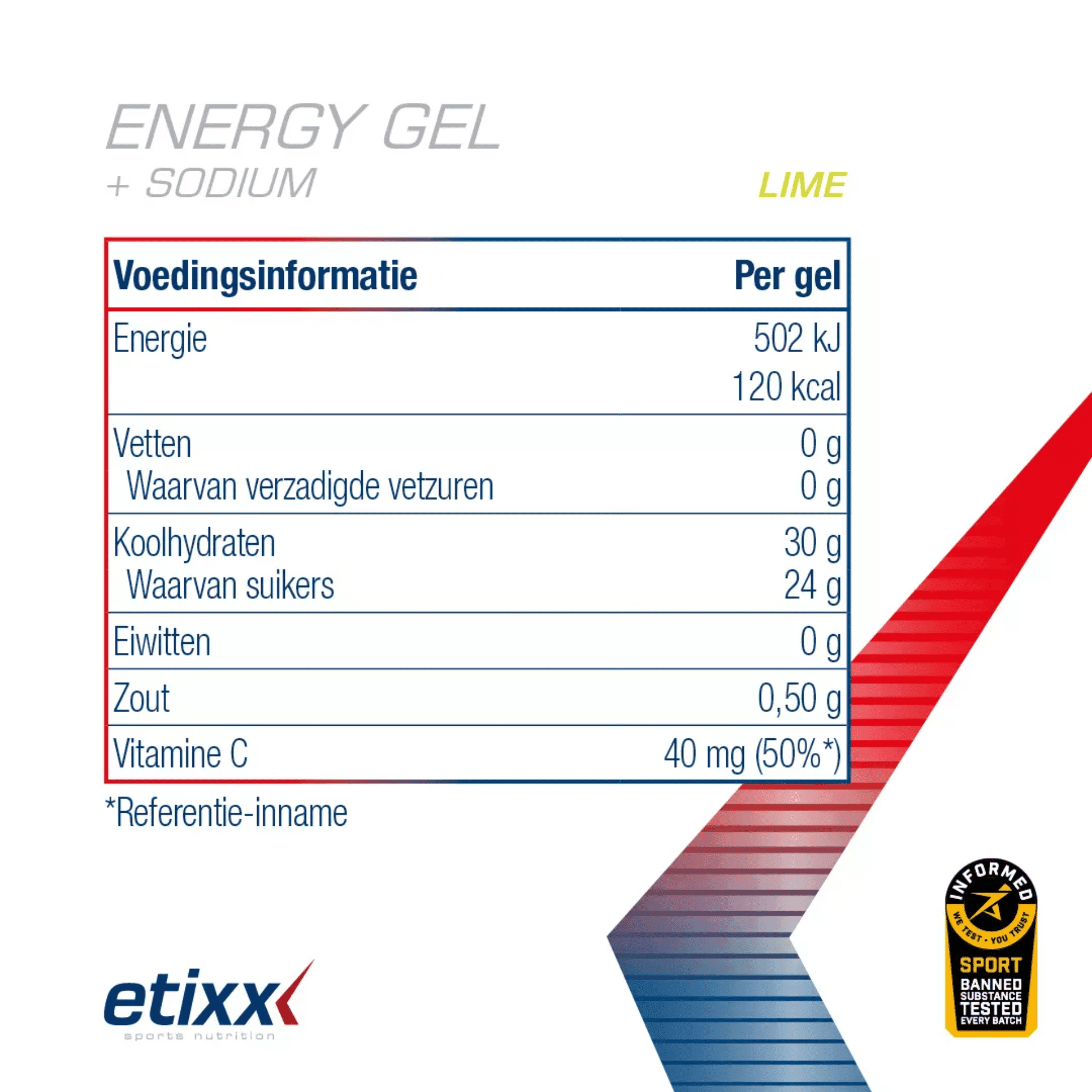 Etixx Energy Gel Cola 12x40ml