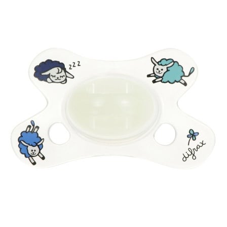 Difrax Fopspeen Natural Glow In The Dark 0-6 Difrax Fopspeen Natural Glow In The Dark 0-6