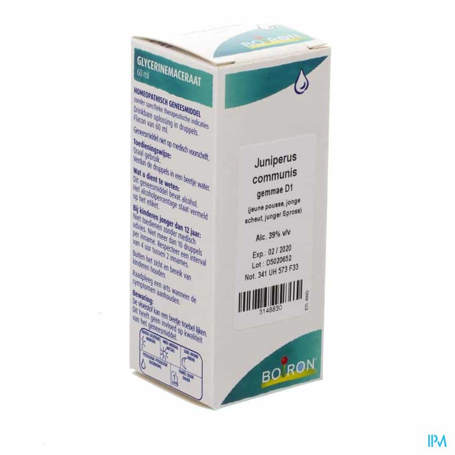 Boiron Juniperus Communis Gemmo D1 Boiron Juniperus Communis Gemmo D1