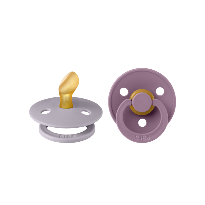 Bibs 2 Fopspeen Anatomic Duo fossil/mauve Bibs 2 Fopspeen Anatomic Duo fossil/mauve