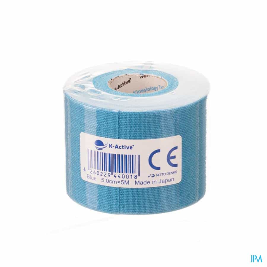 Kinesio-tex Adhesive Tape Blauw 5 cm x 5 m