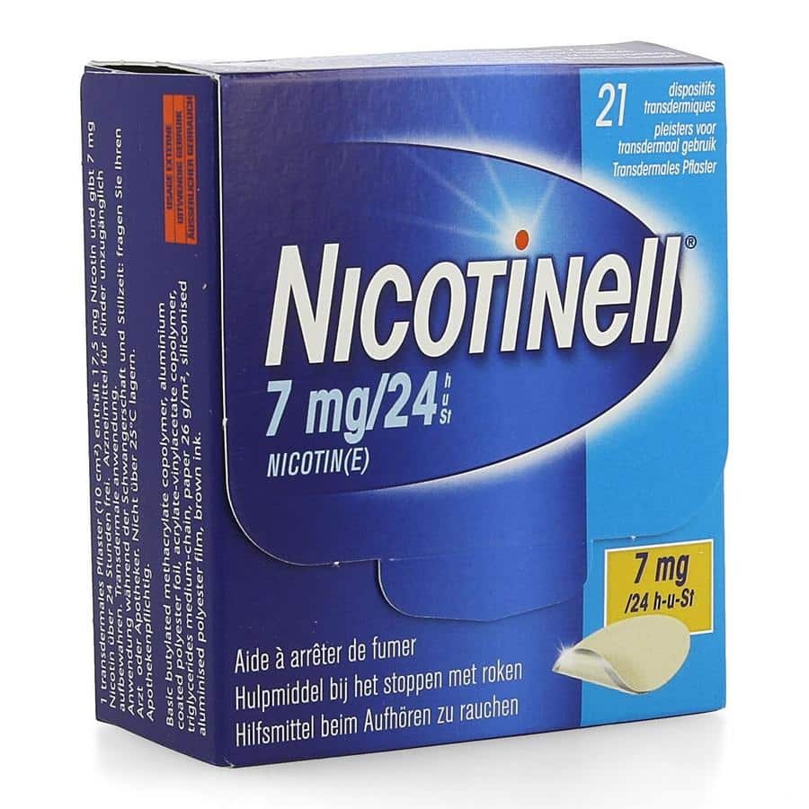 Nicotinell 7 mg/24 u Pleisters Nicotinell 7 mg/24 u Pleisters