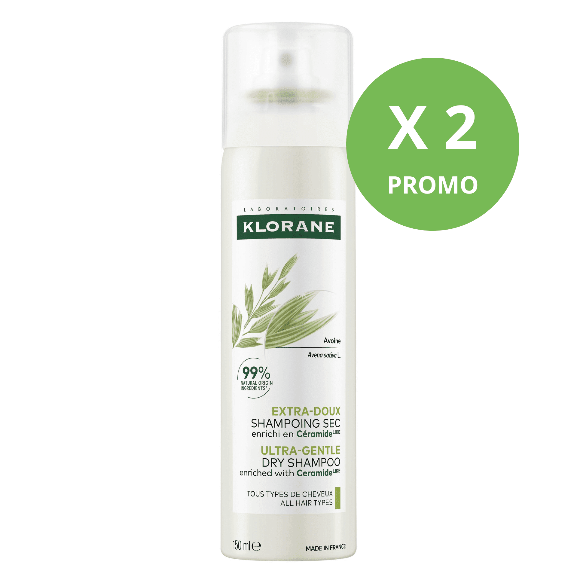 Klorane Haver Ultramilde Droogshampoo Klorane Haver Ultramilde Droogshampoo