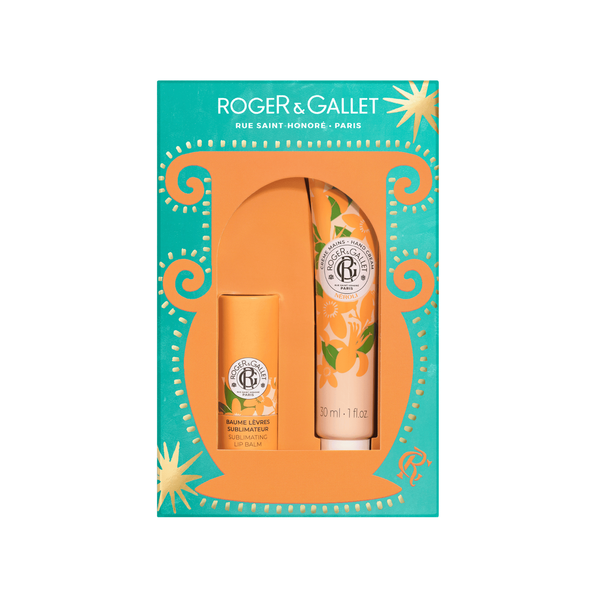 Roger & Gallet Lippenbalsem + Handcrème Geschenkset Roger & Gallet Lippenbalsem + Handcrème Geschenkset