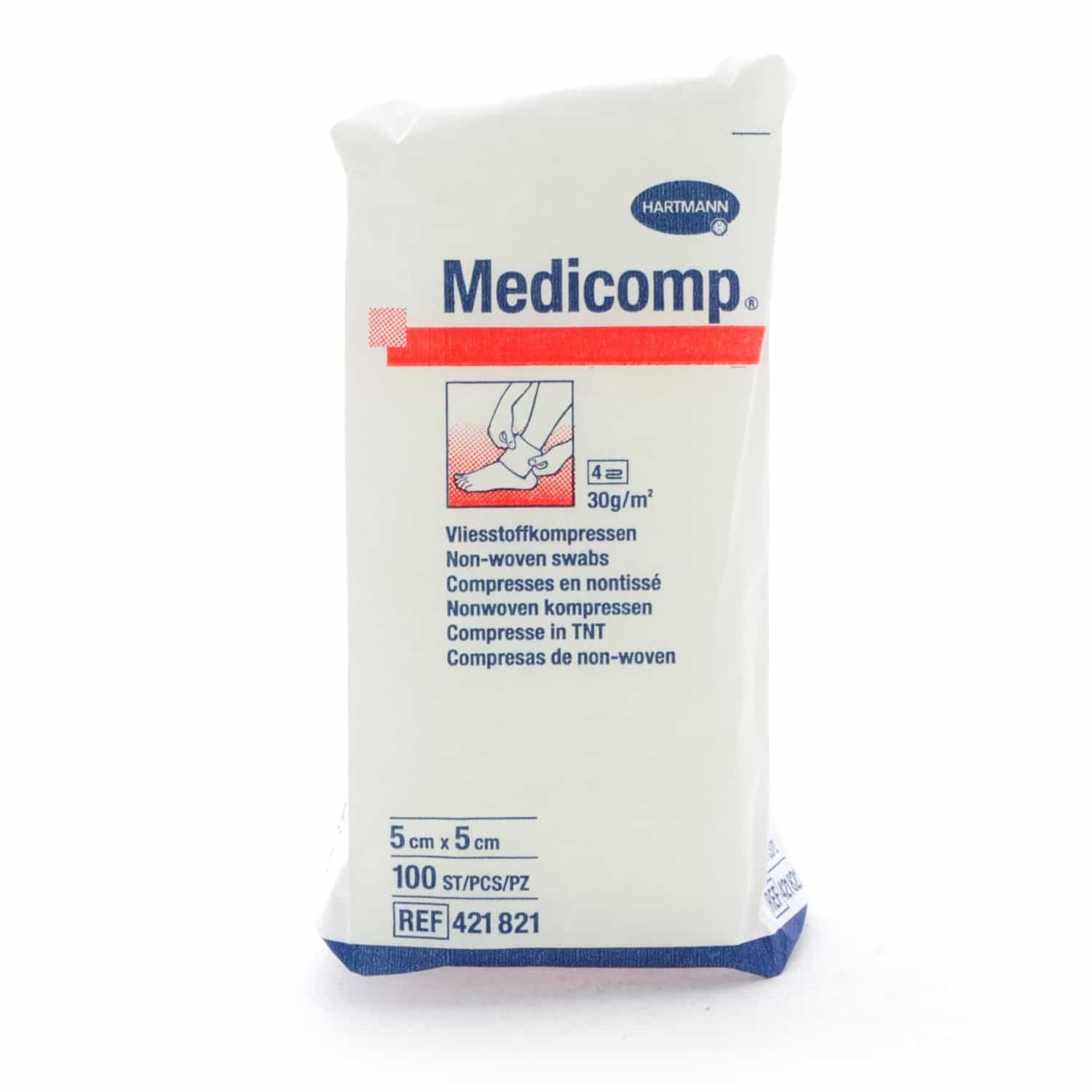 Hartmann Medicomp Kompressen 4pl 5 x 5 cm Hartmann Medicomp Kompressen 4pl 5 x 5 cm