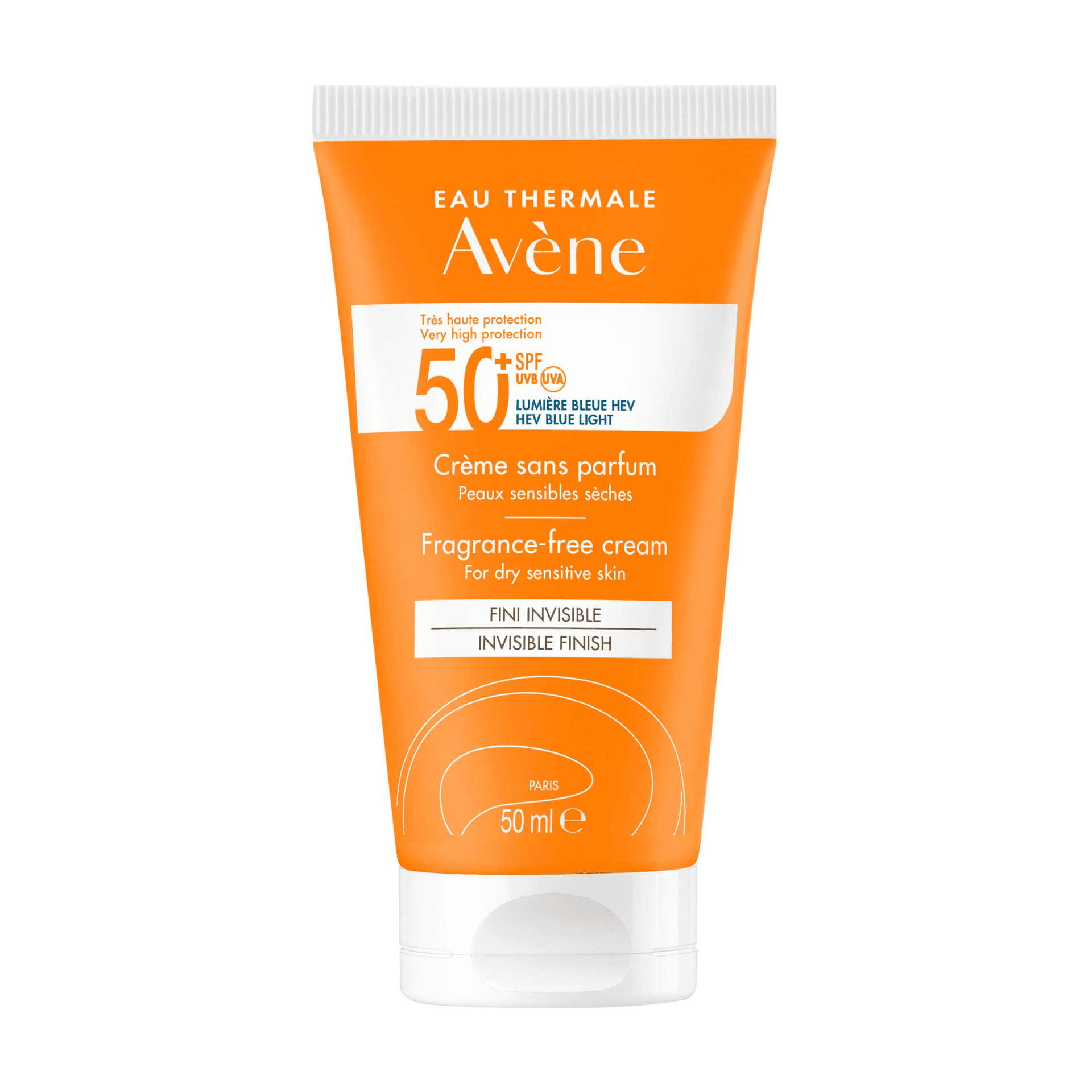 Avène Zonnecrème Onzichtbare Finish zonder Parfum SPF 50+ Avène Zonnecrème Onzichtbare Finish zonder Parfum SPF 50+