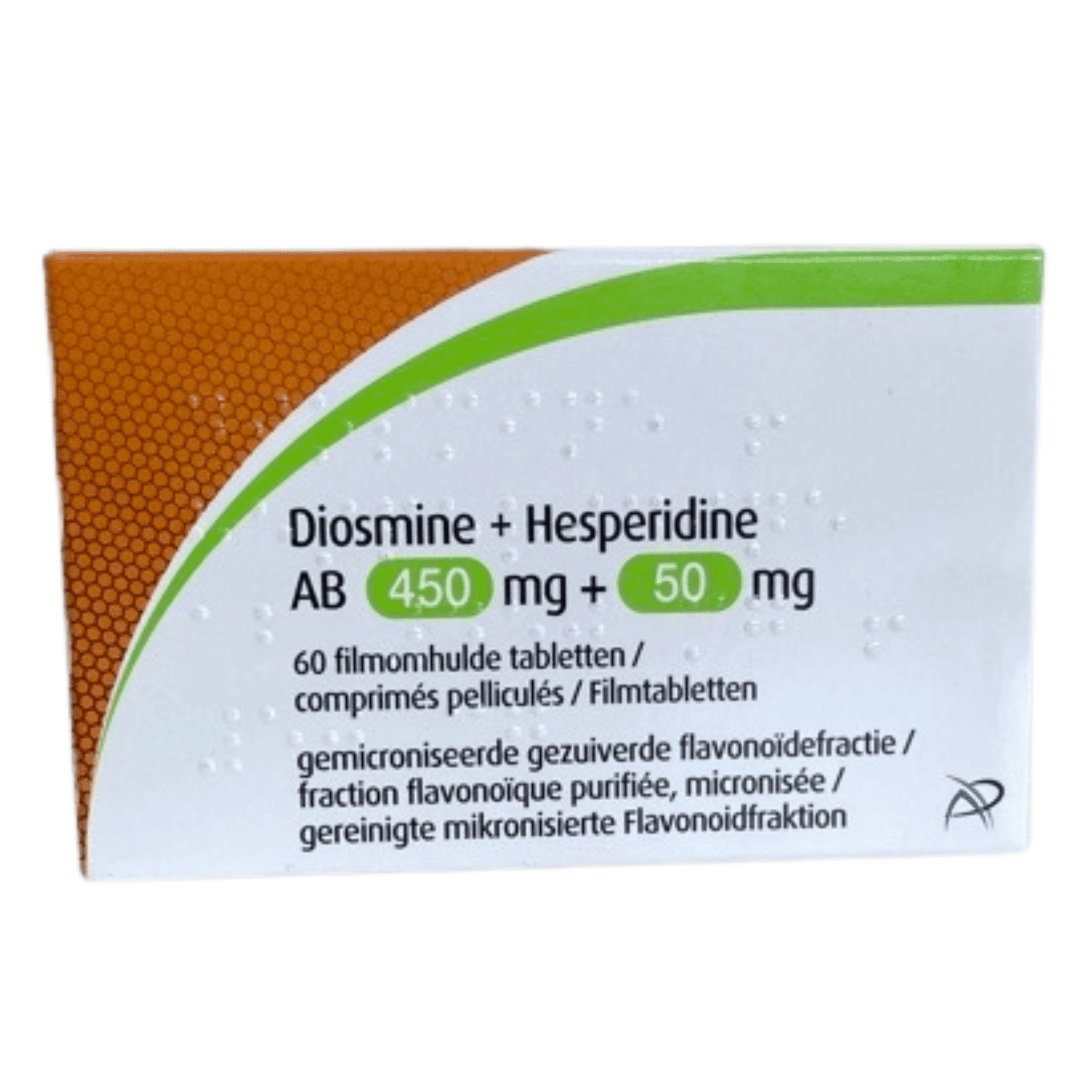 Diosmine+hesperidine Ab 450mg+50mg Comp Pell 60