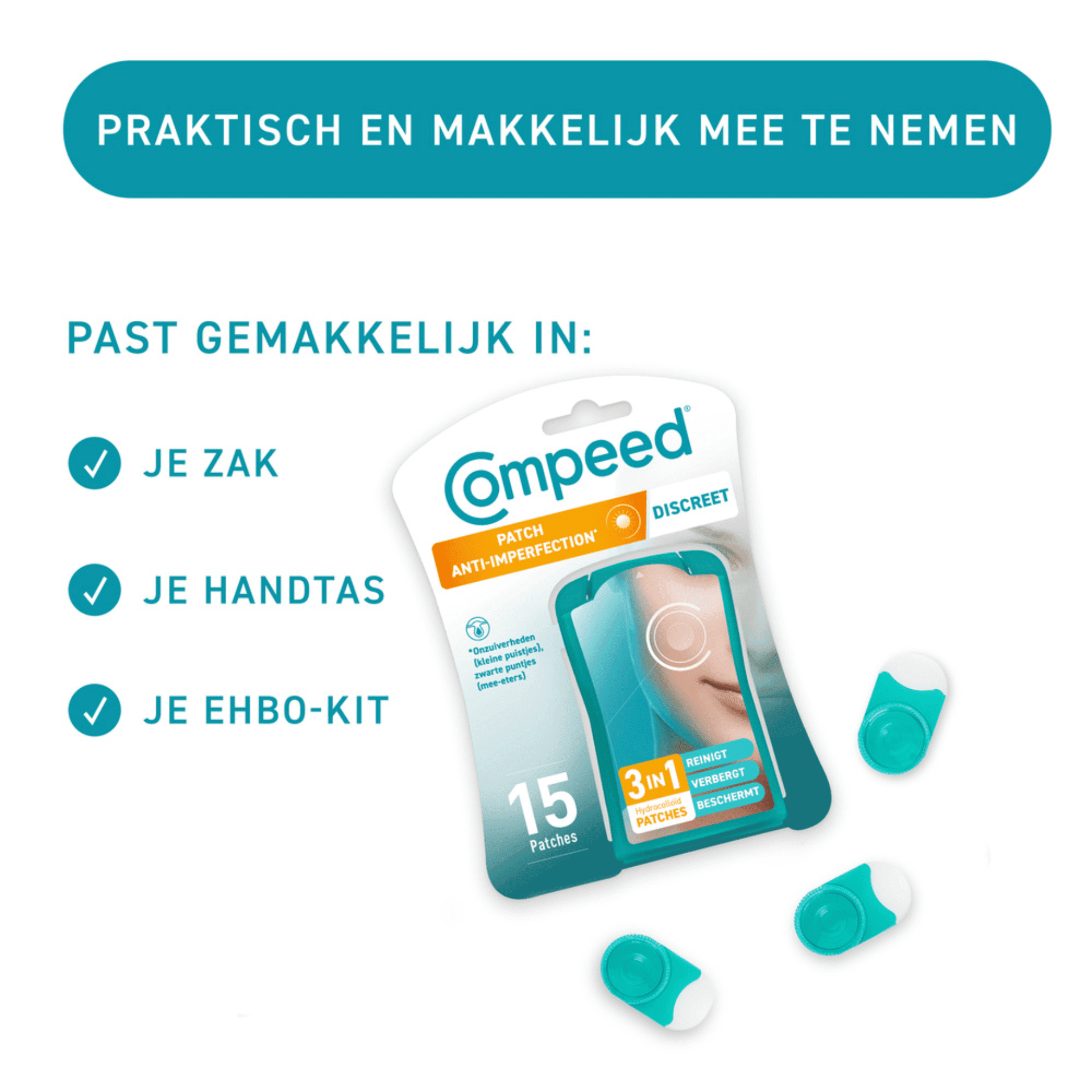 Compeed Anti-Onzuiverheden Patch Discreet Compeed Anti-Onzuiverheden Patch Discreet