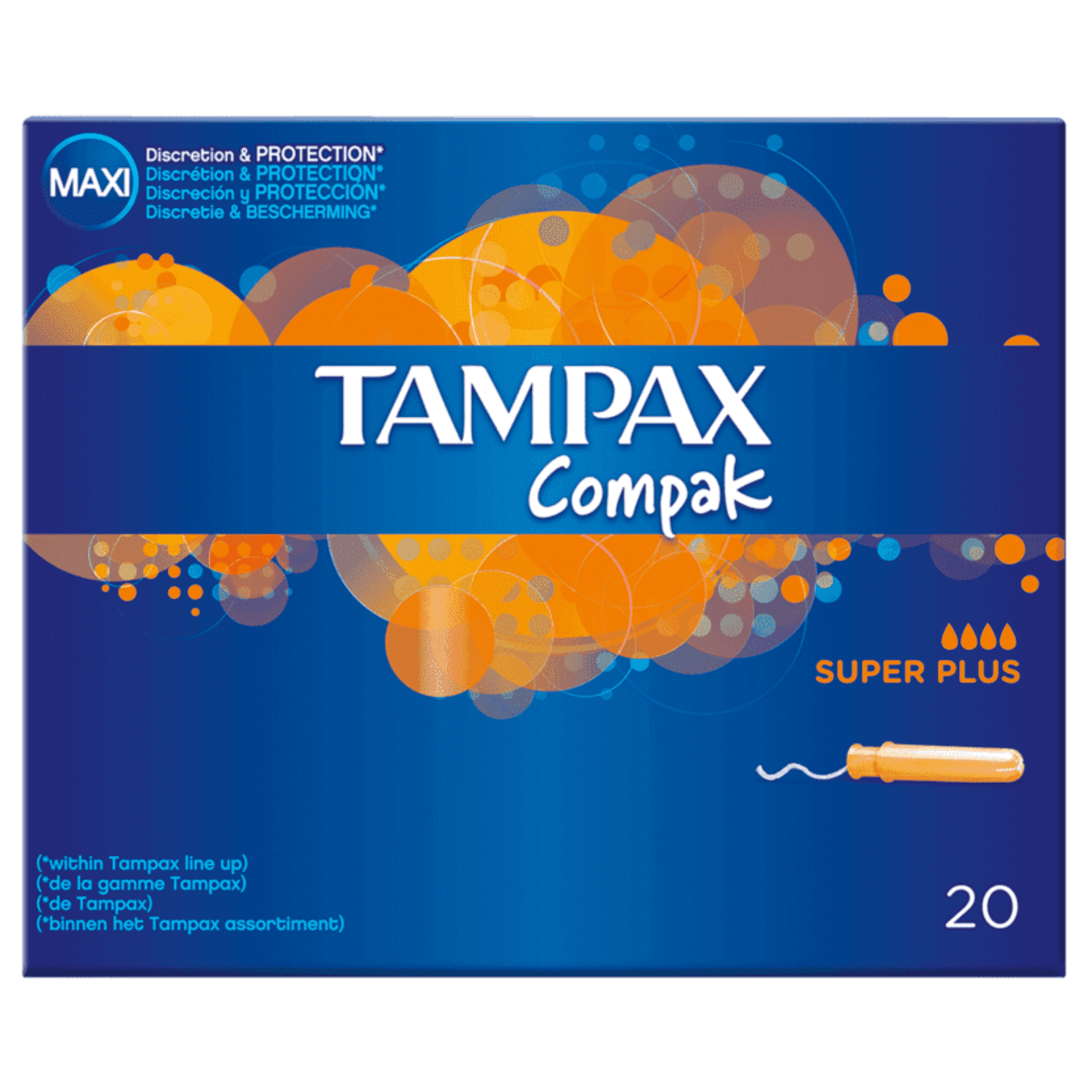 Tampax Compak Super Plus 22 pièces