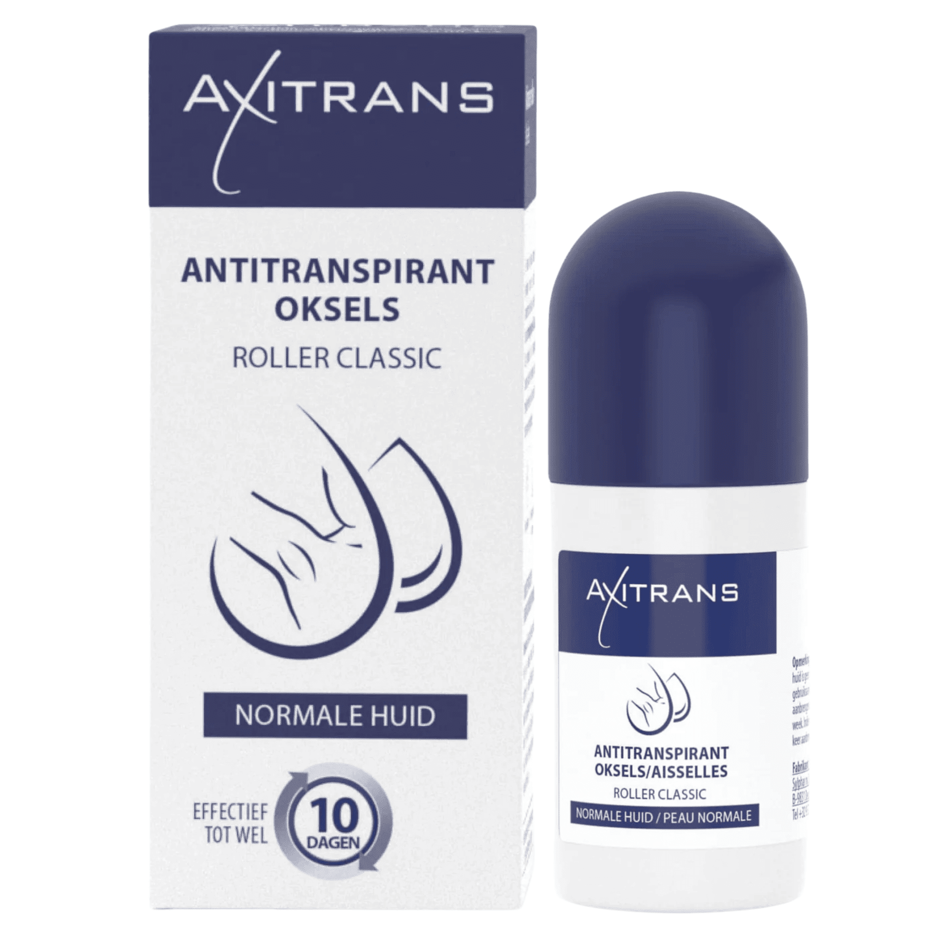 Axitrans Roller Classic Antitranspirant Oksels Normale Huid Axitrans Roller Classic Antitranspirant Oksels Normale Huid